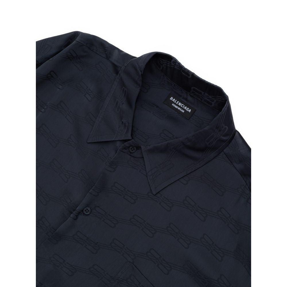Balenciaga Grey Viscose Shirt-3