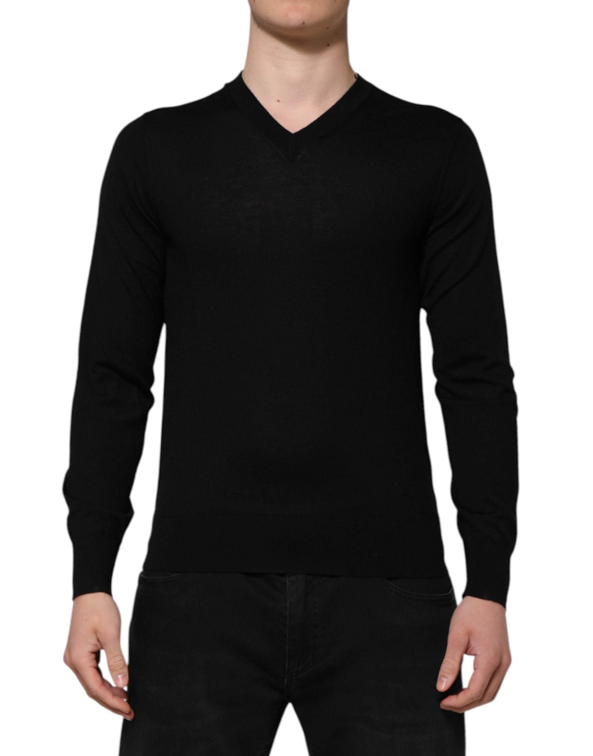 Dolce & Gabbana dark grey sweater with embroidered logo-2