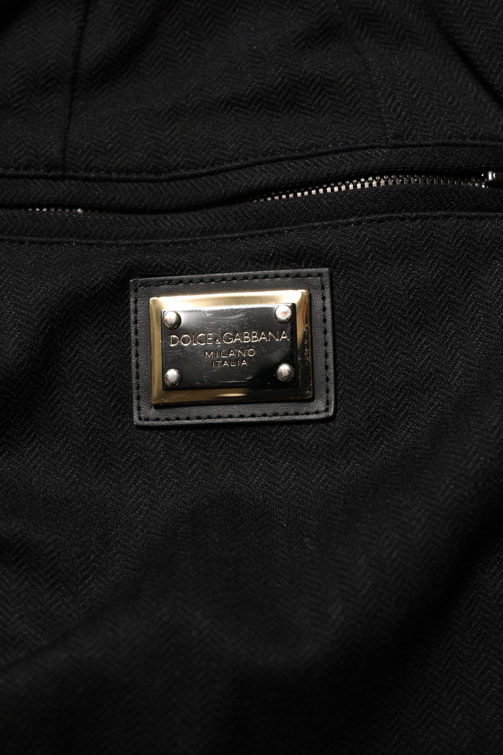 Dolce & Gabbana Black Viscose Skinny Logo Men's Joggers-6