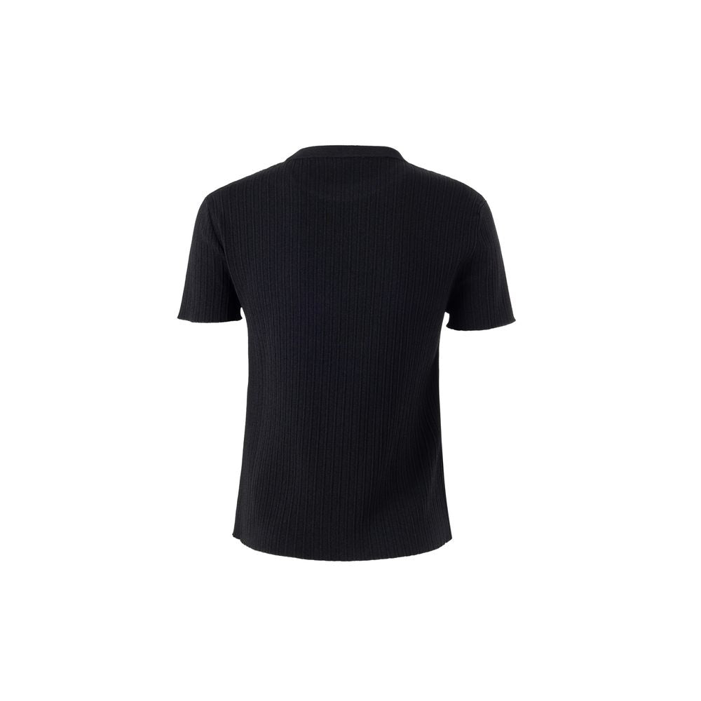 Tom Ford Schwarzes Seiden-T-Shirt-2