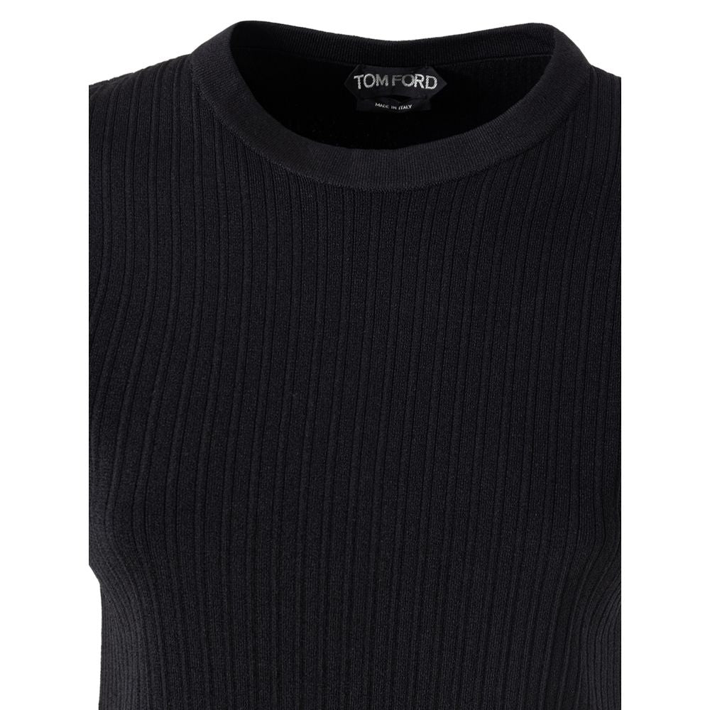 Tom Ford Black Silk T-Shirt-3