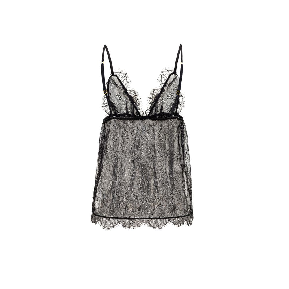 Tom Ford Schwarzes Polyamid-Oberteil-2