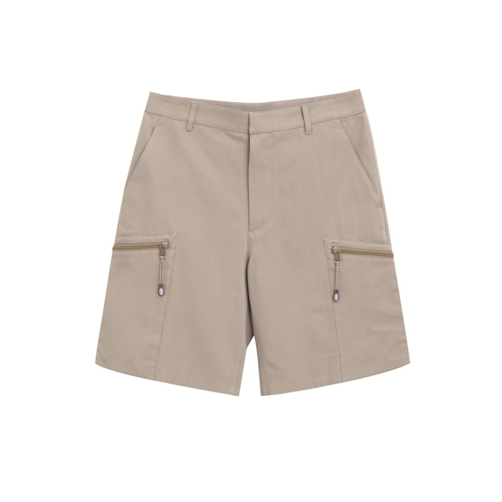 Dior Beigefarbene Baumwoll-Cargo-Shorts-1