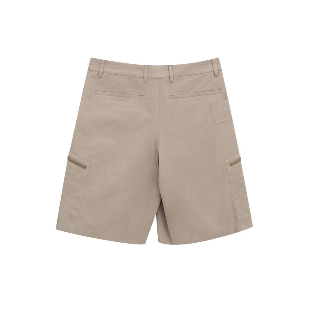 Dior Beigefarbene Baumwoll-Cargo-Shorts-2