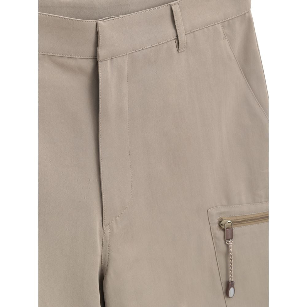 Dior Beigefarbene Baumwoll-Cargo-Shorts-3