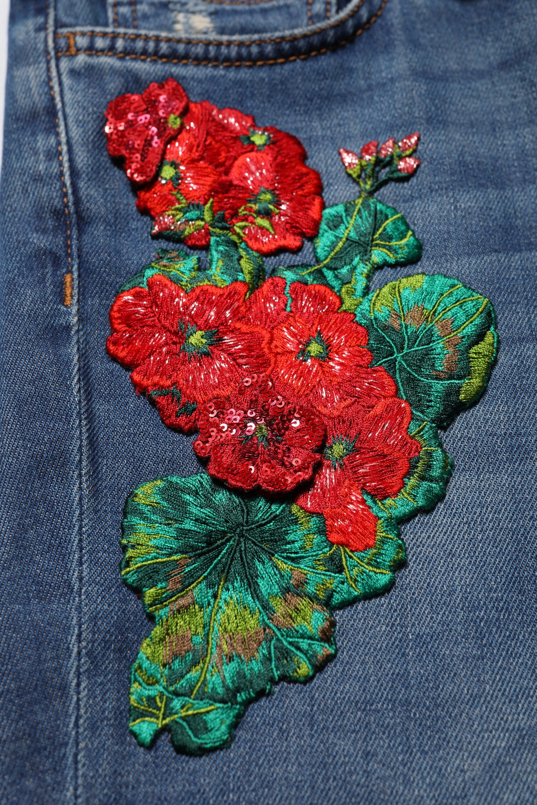 Dolce & Gabbana Blue Skinny Denim Jeans in Cotton with a Low Waist -5