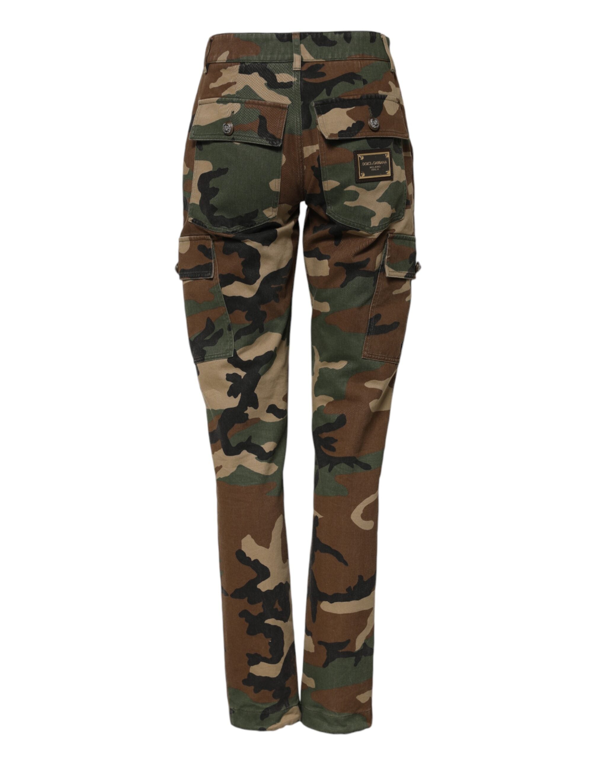Pantalones cargo de camuflaje multicolor de Dolce & Gabbana -3