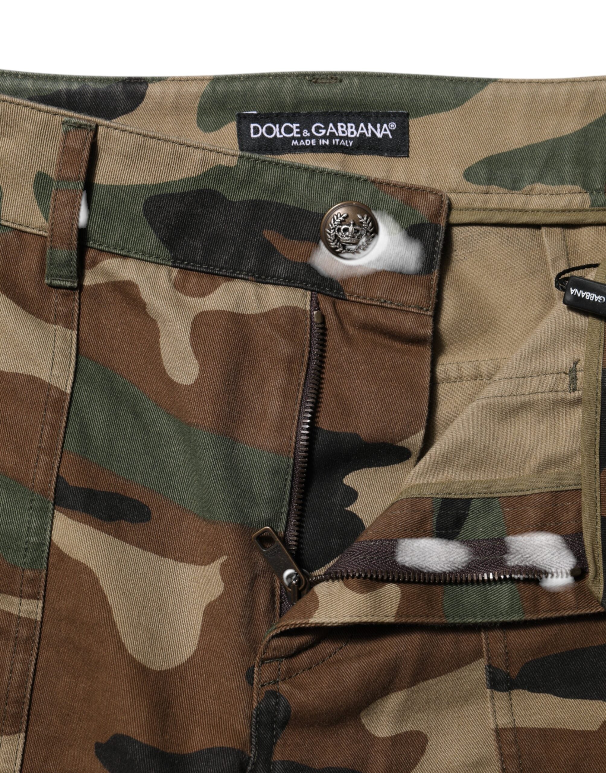 Pantalones cargo de camuflaje multicolor de Dolce & Gabbana -4