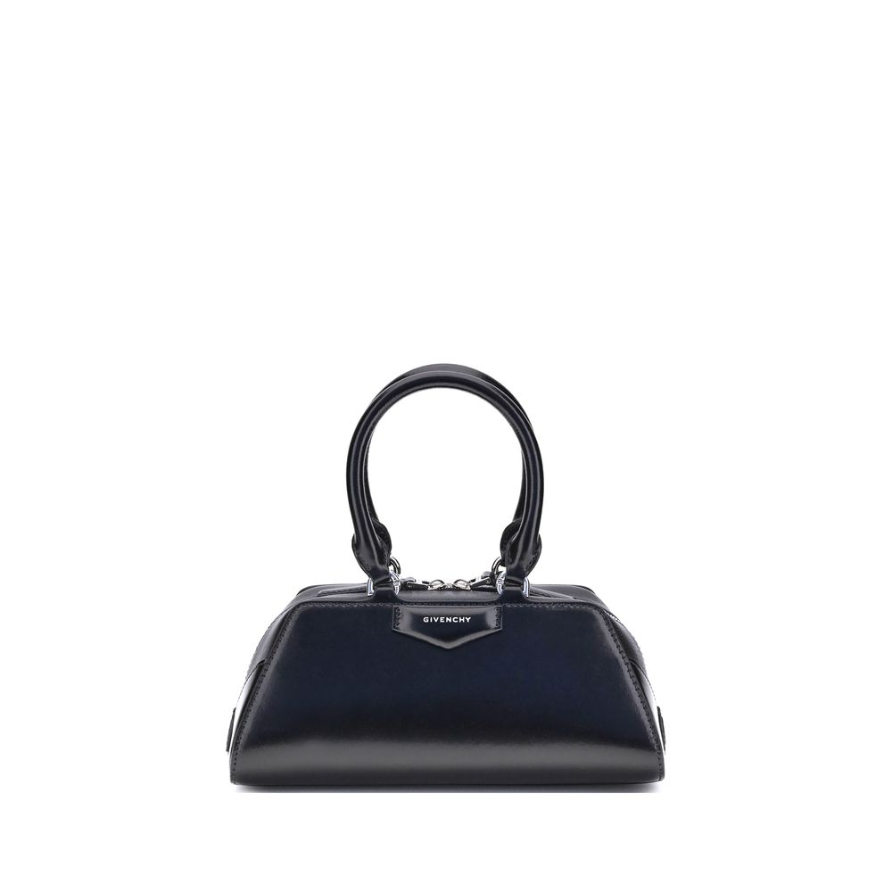 Givenchy Schwarze Kalbsleder Bos Taurus Handtasche-1