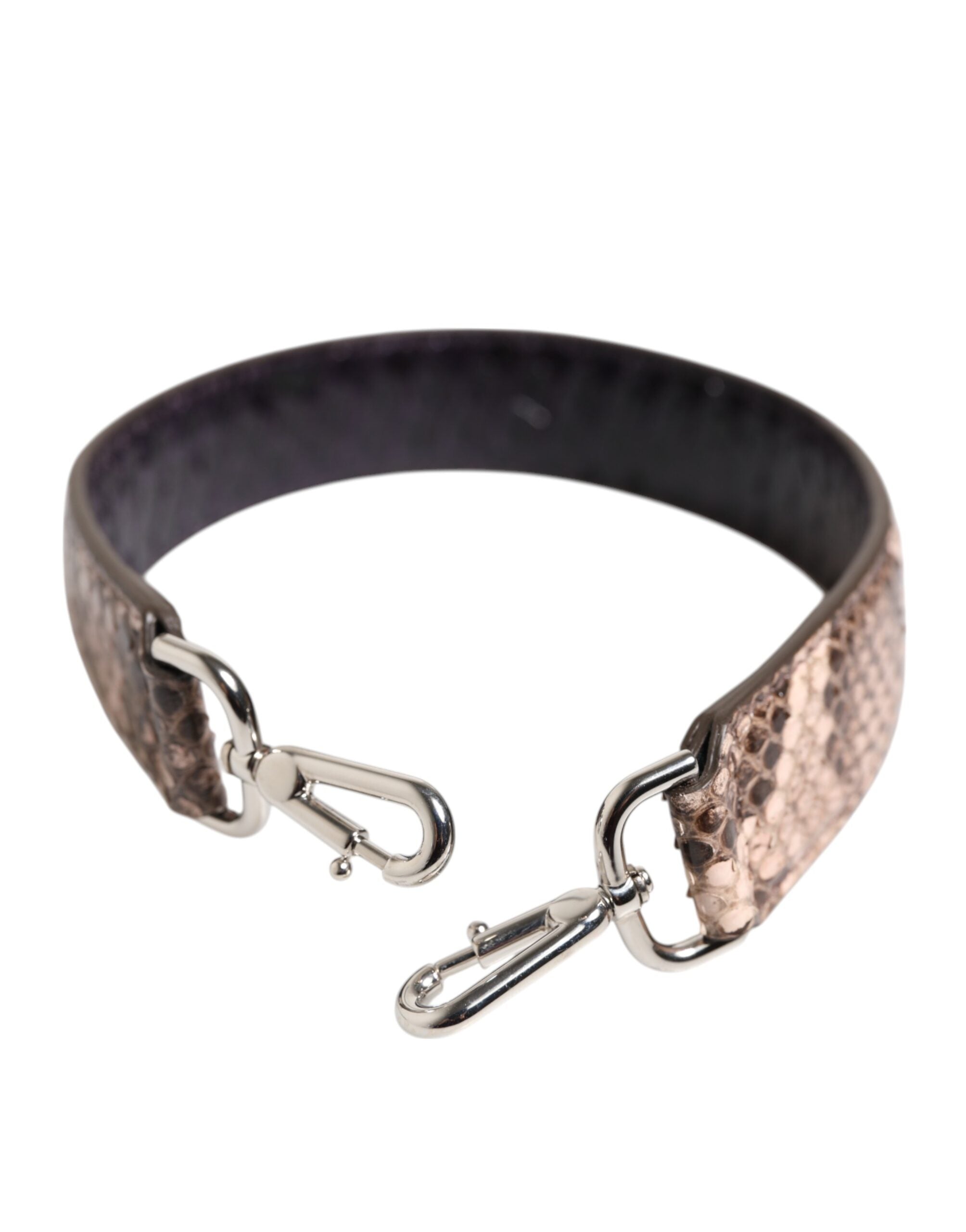 Dolce & Gabbana Brown Exotic Leather Handbag Accessory Shoulder Strap-3