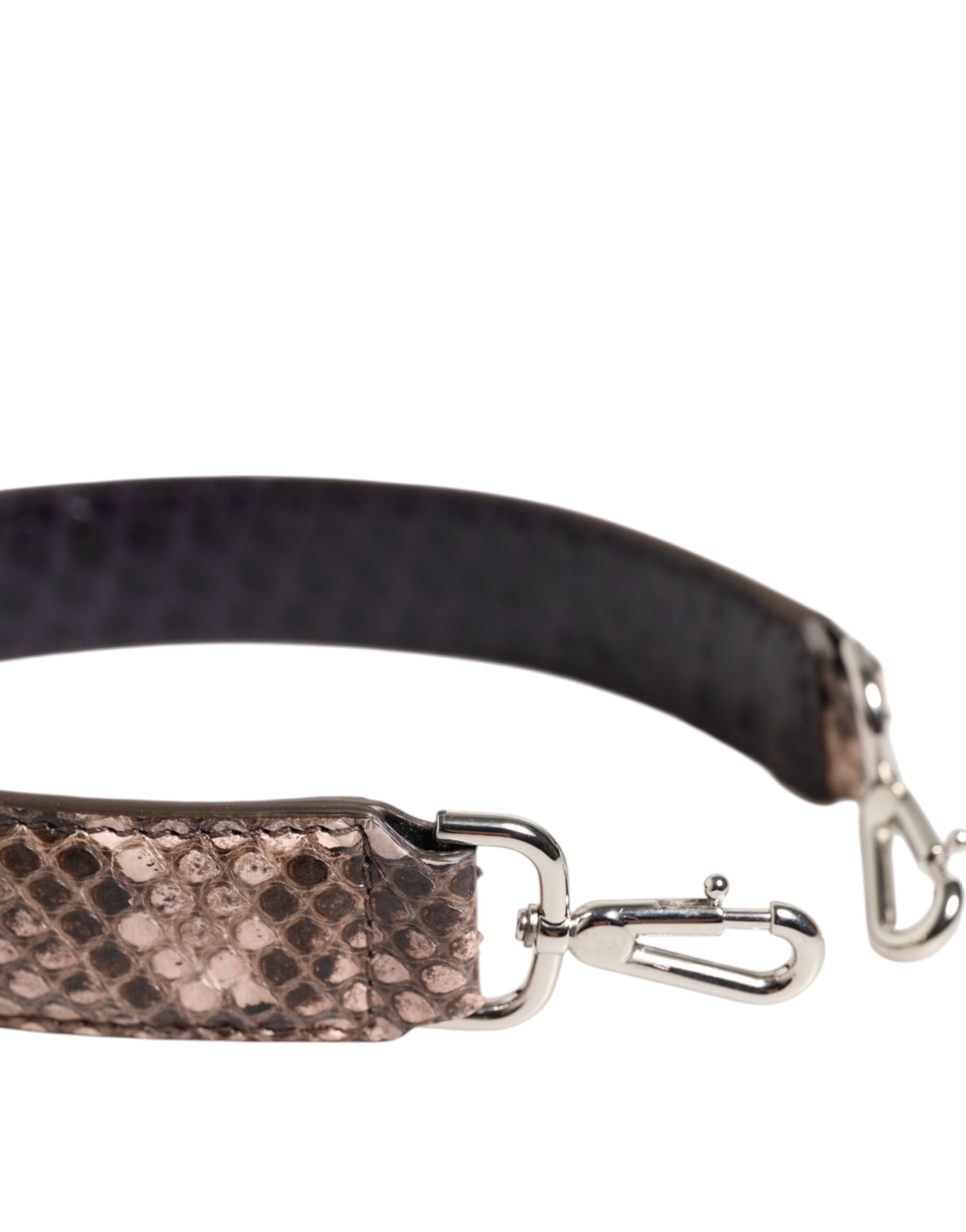 Dolce & Gabbana Brown Exotic Leather Handbag Accessory Shoulder Strap-4