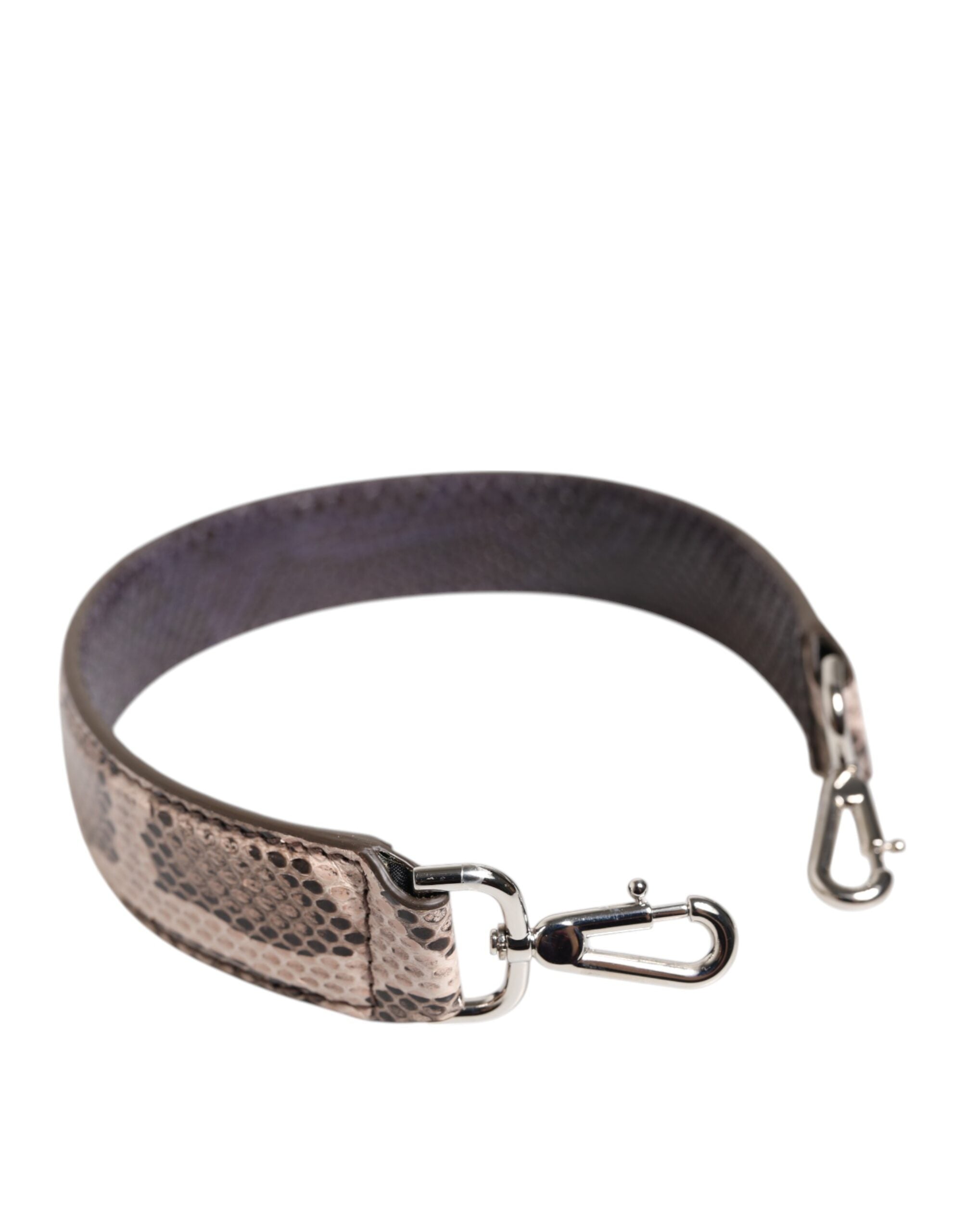 Correa de hombro para bolso de mano de piel exótica beige de Dolce & Gabbana-1