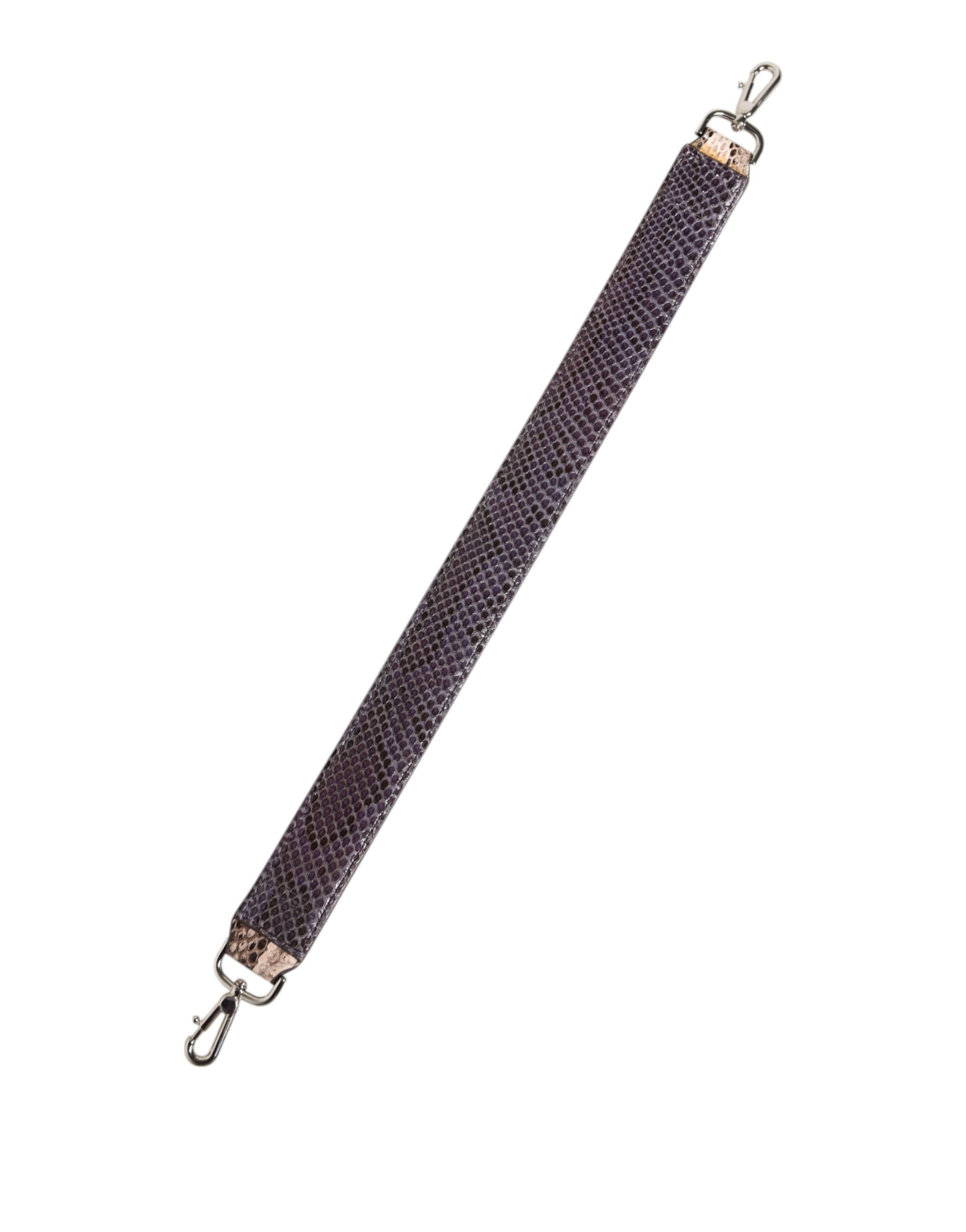 Correa de hombro para bolso de mano de piel exótica beige de Dolce & Gabbana-5