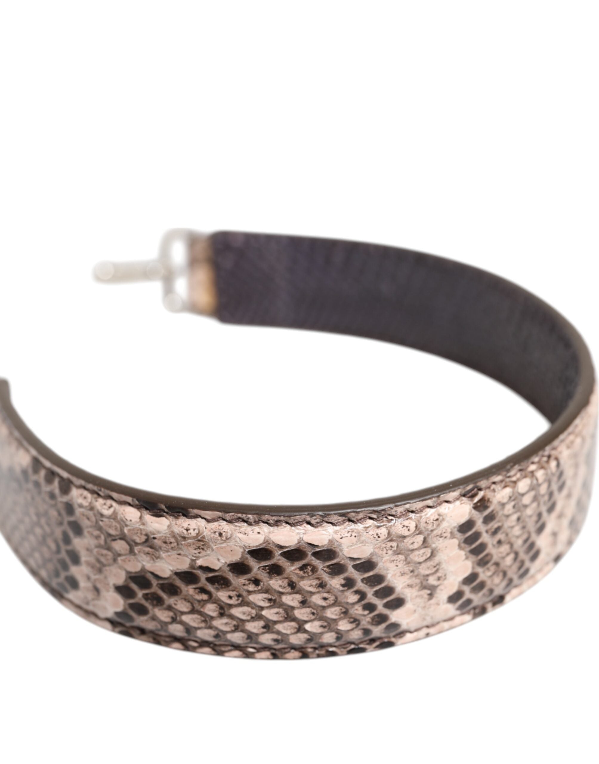 Correa de hombro para bolso de mano de piel exótica beige de Dolce & Gabbana-6