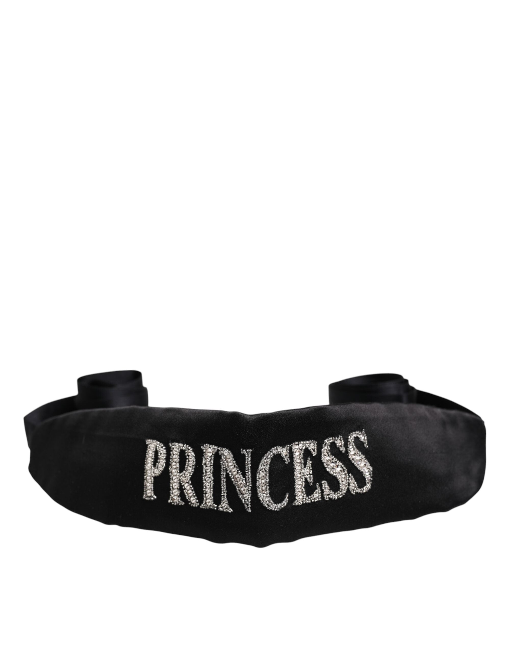 Dolce & Gabbana Schwarzer Prinzessin Fantasy geflochtener Taillengürtel-1