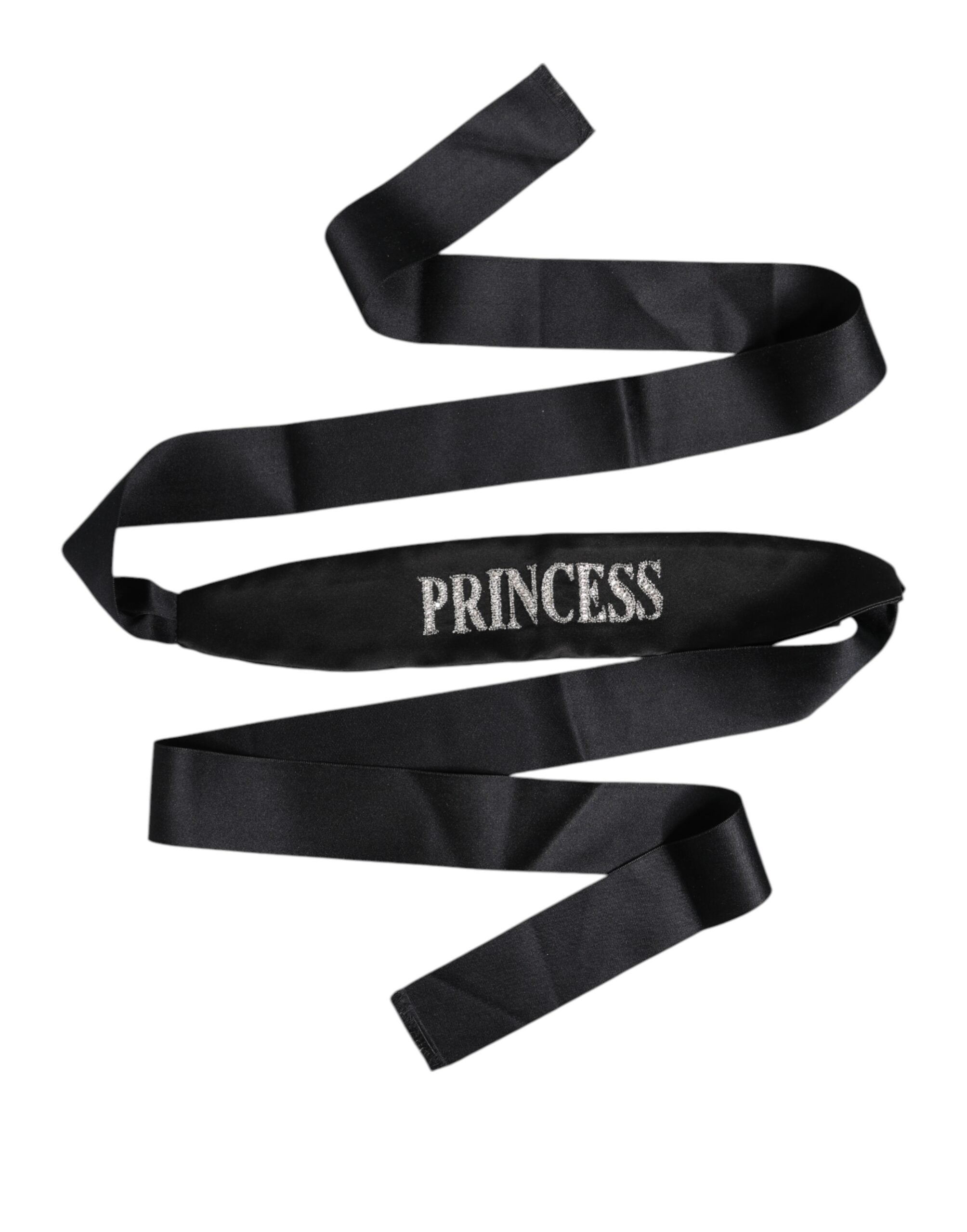 Dolce & Gabbana Schwarzer Prinzessin Fantasy geflochtener Taillengürtel-4