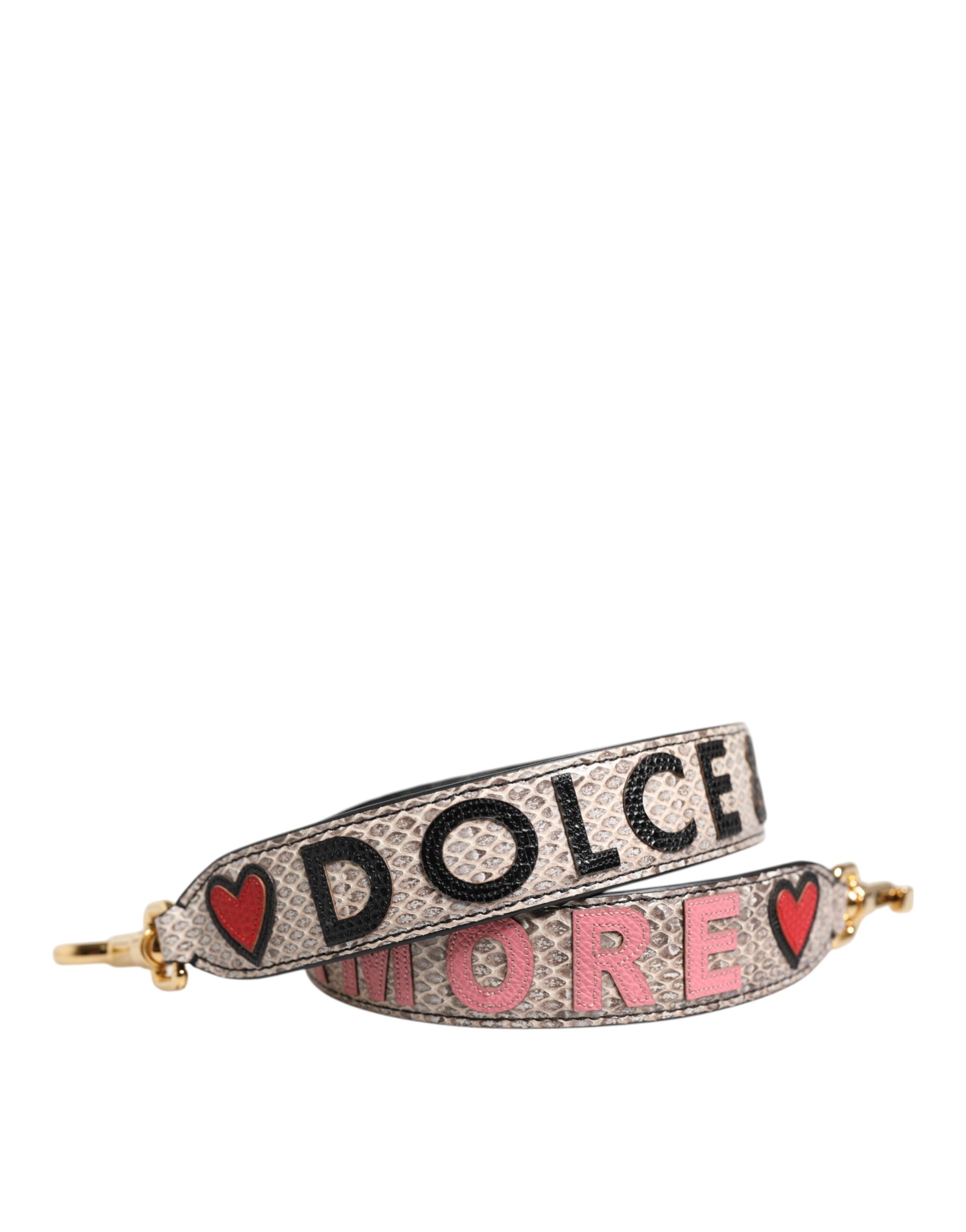 Dolce & Gabbana Multicolor DG AMORE Patch Bag Accessory Shoulder Strap-1