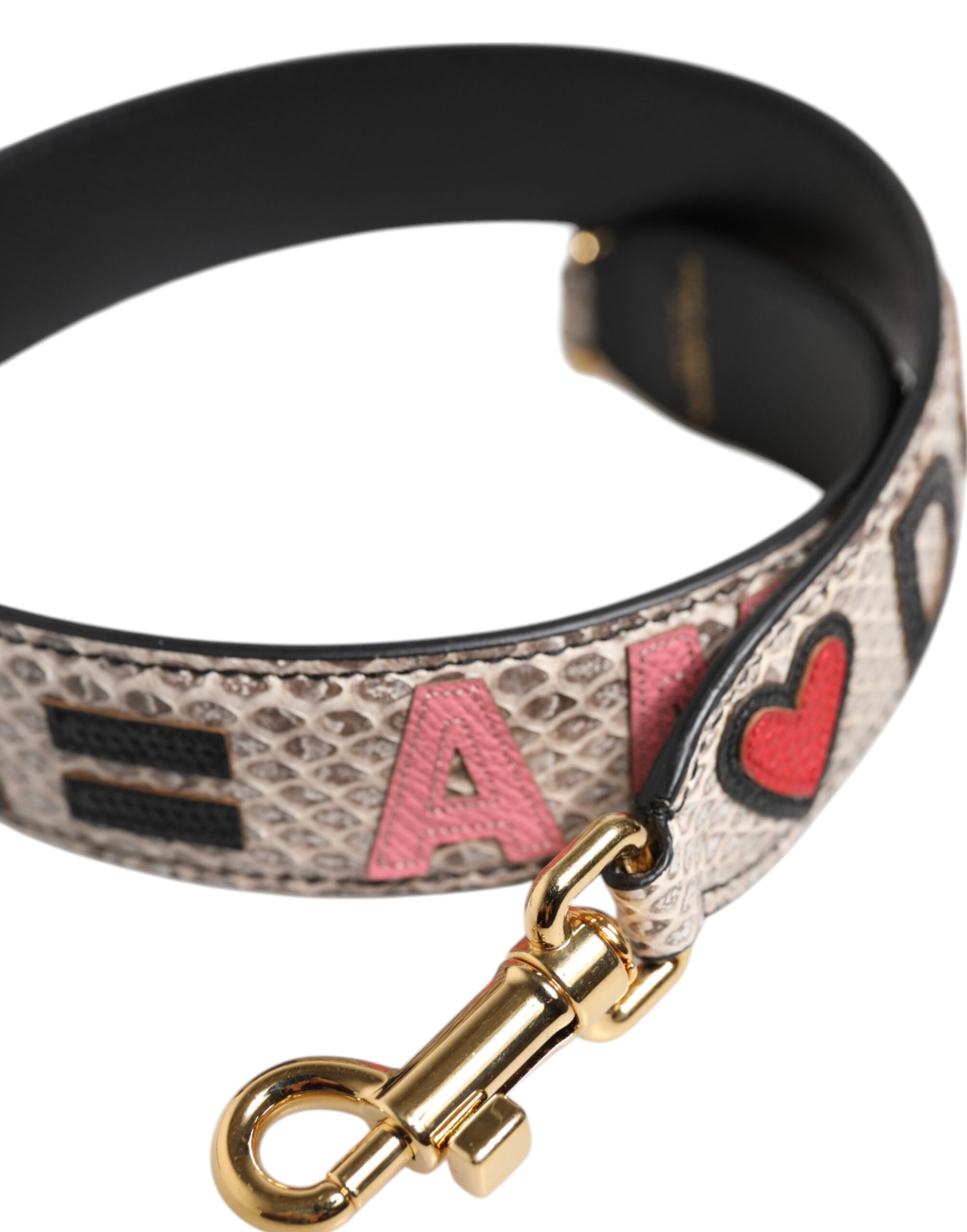 Dolce & Gabbana Multicolor DG AMORE Patch Bag Accessory Shoulder Strap-4