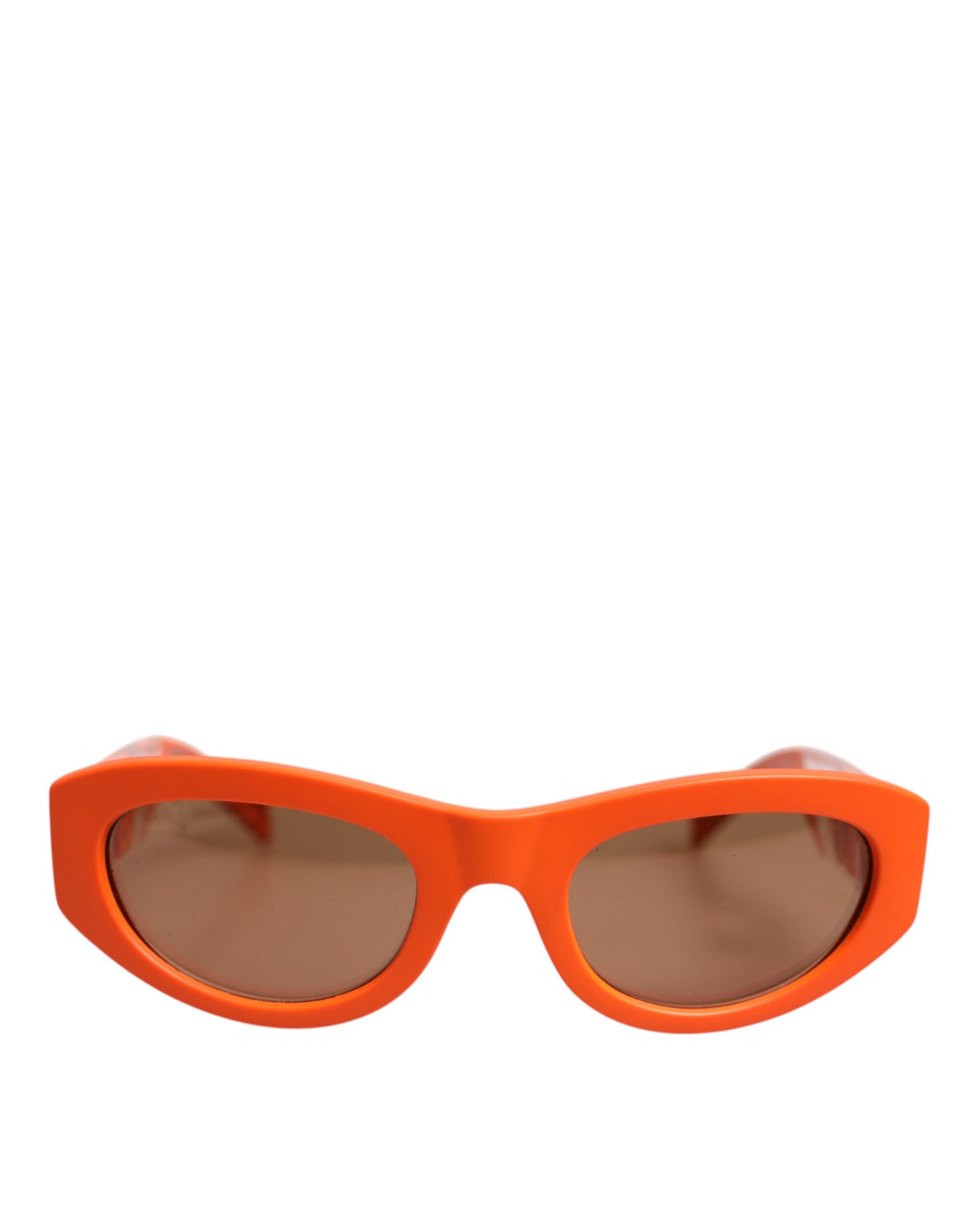 Dolce & Gabbana Orange Reborn To Live Oval Frame Logo Eyewear Sunglasses-2