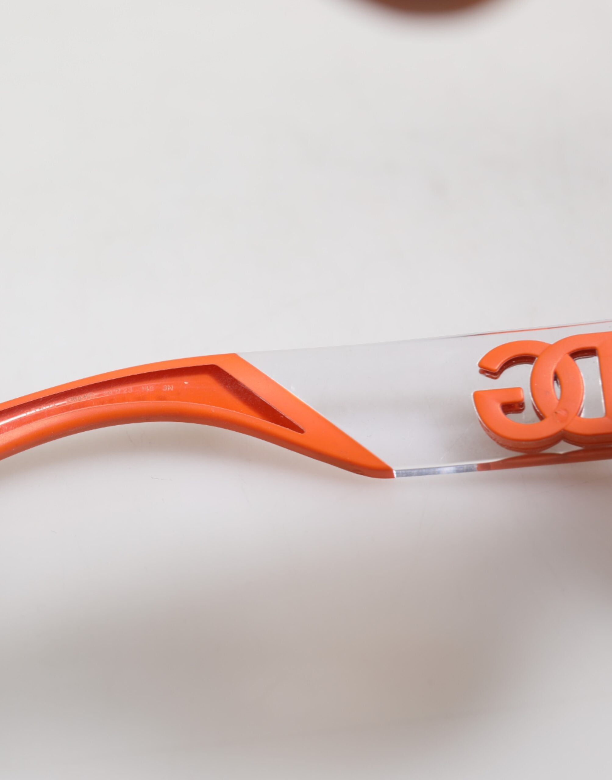 Dolce & Gabbana Orange Reborn To Live Oval Frame Logo Eyewear Sunglasses-5