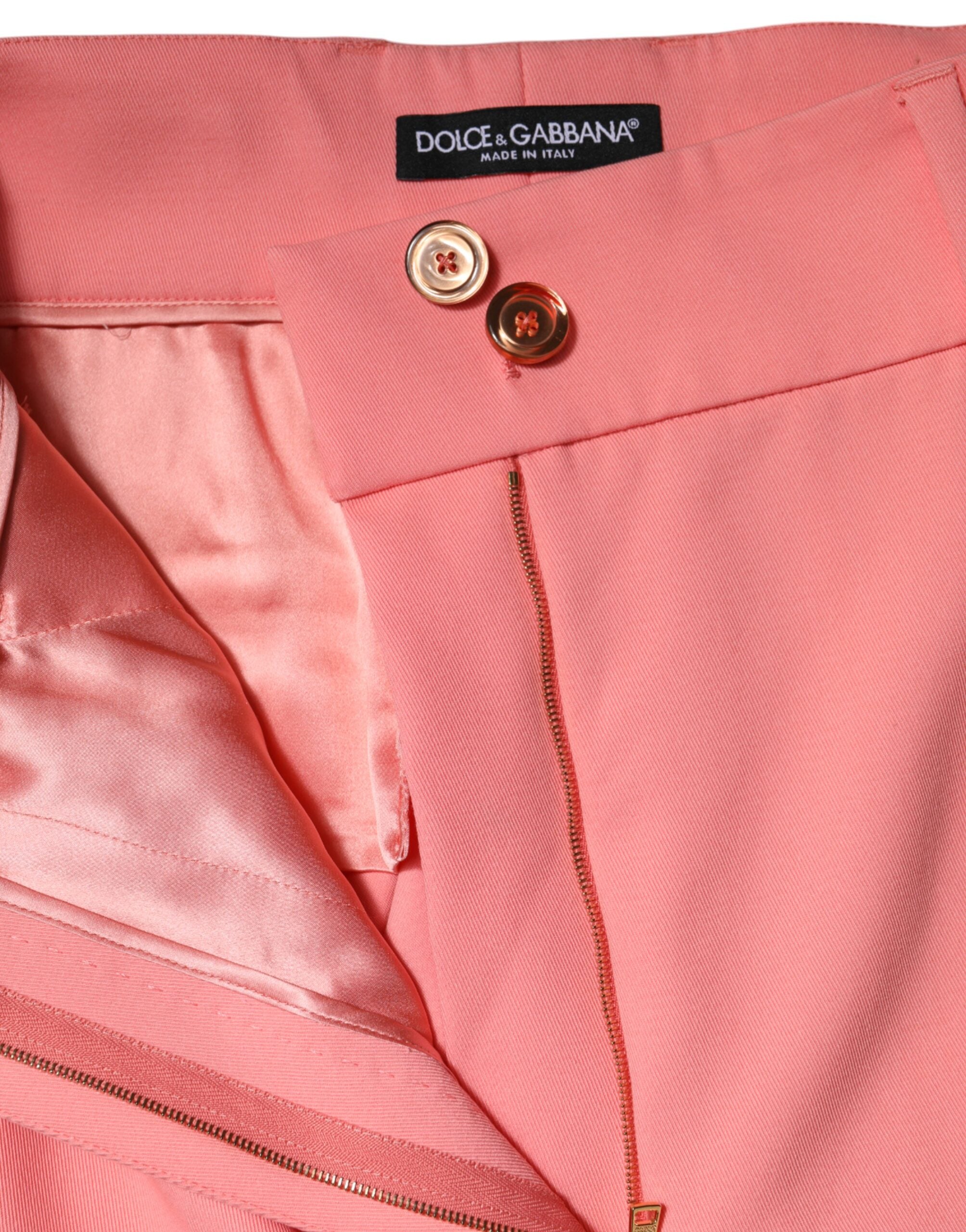 Dolce & Gabbana pink dress with a high waist and tapered trousers-6