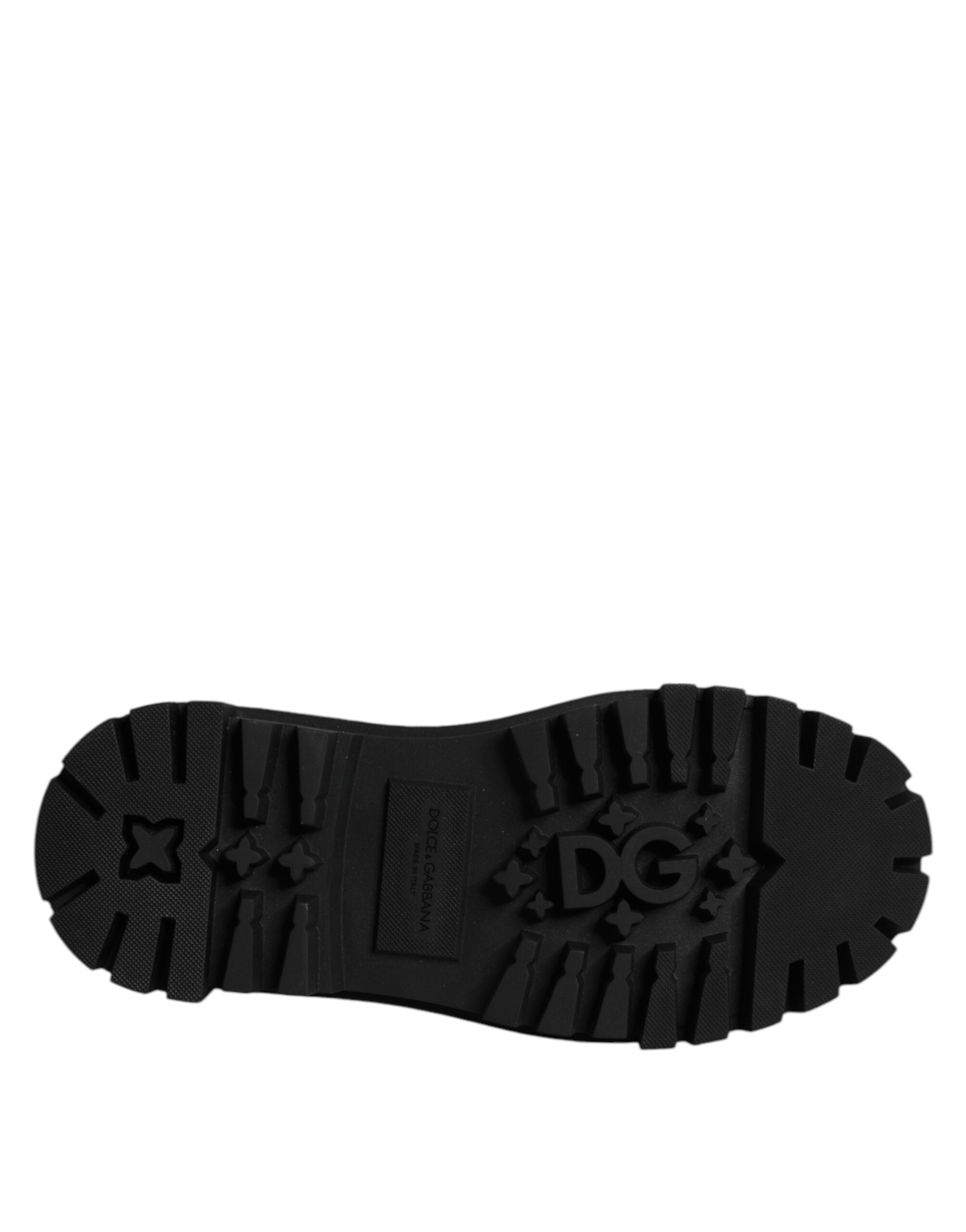 Dolce & Gabbana red leather lace-up shoes for trekking suits-8