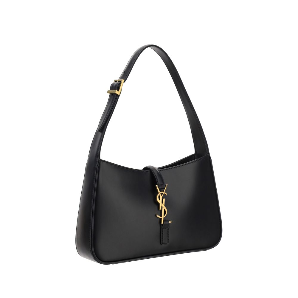 Saint Laurent Black Calfskin Bos Taurus Shoulder Bag-2