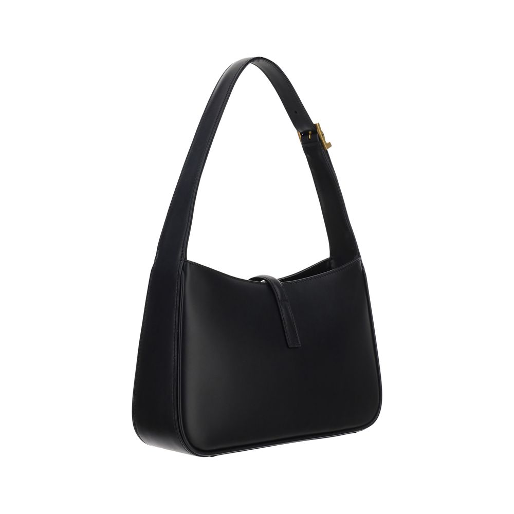 Saint Laurent Black Calfskin Bos Taurus Shoulder Bag-3