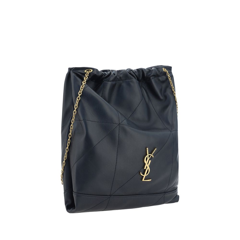Saint Laurent Black Lamb Ovis Aries Aries Carrier Bag-2