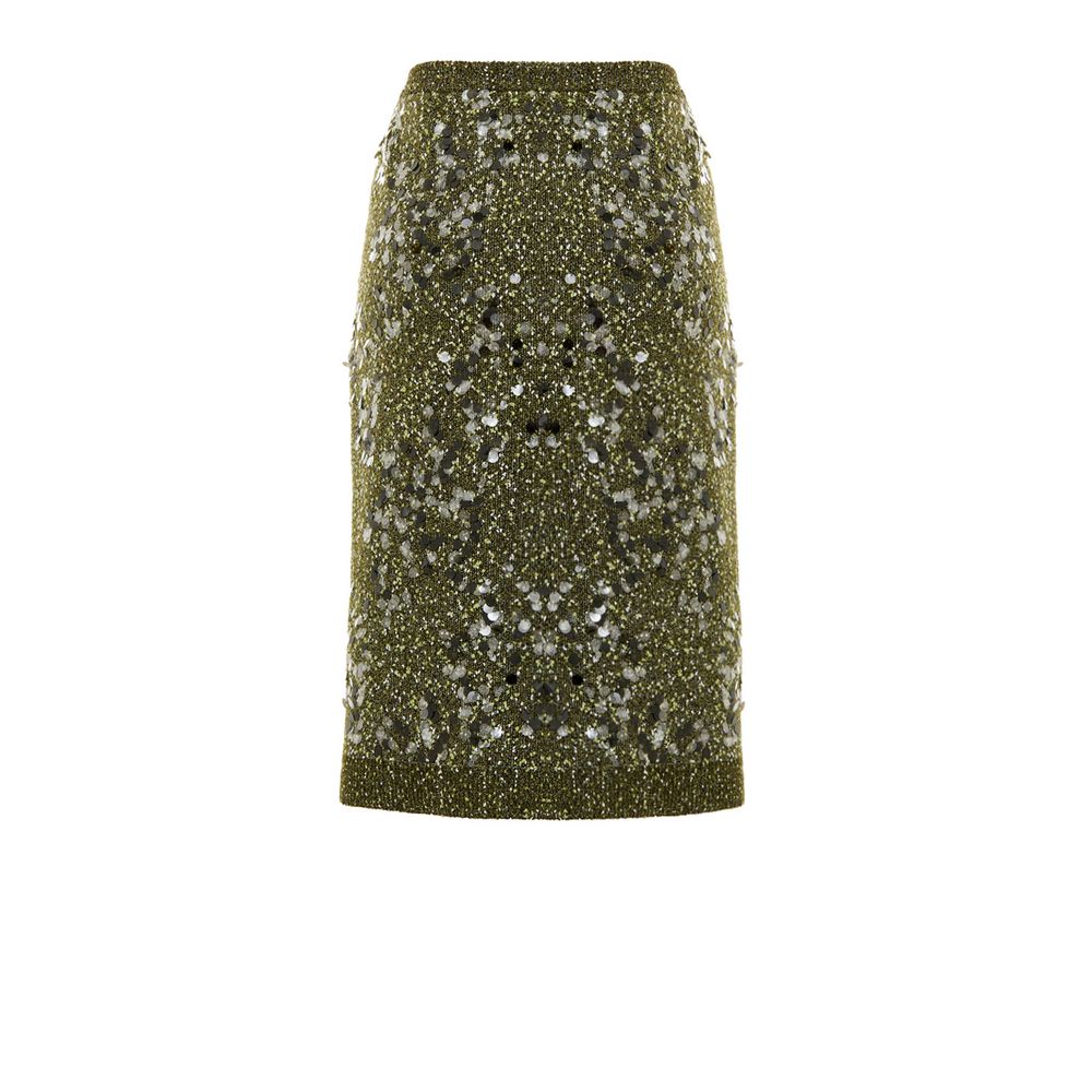 Gucci Green Viscose Mini Skirts-2