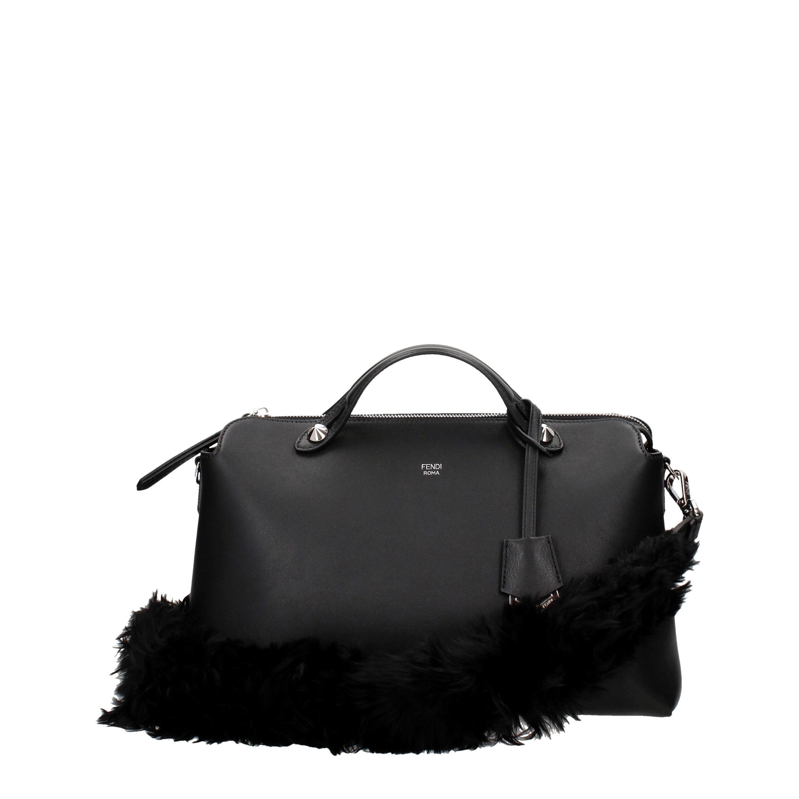Fendi Black Leather Shoulder Bag-2