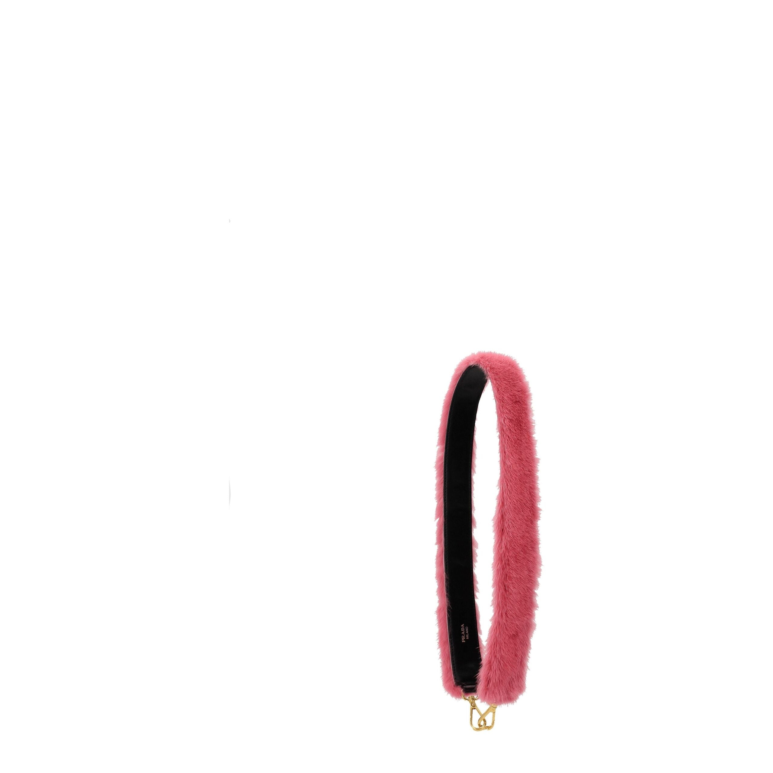 Prada Pink Fur Shoulder Bag-1
