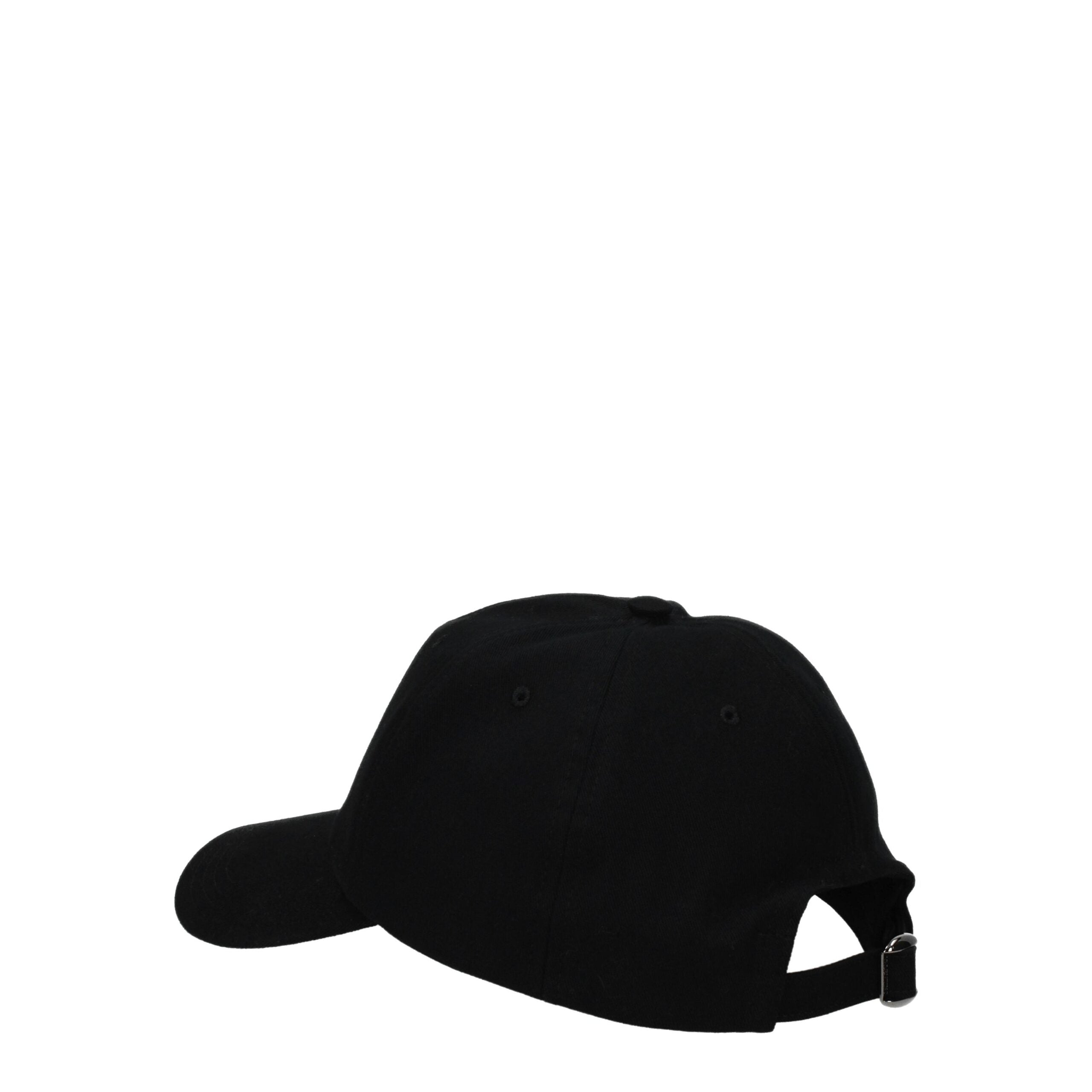 Gorra de algodón negra Valentino Garavani (Gorra de béisbol)-2