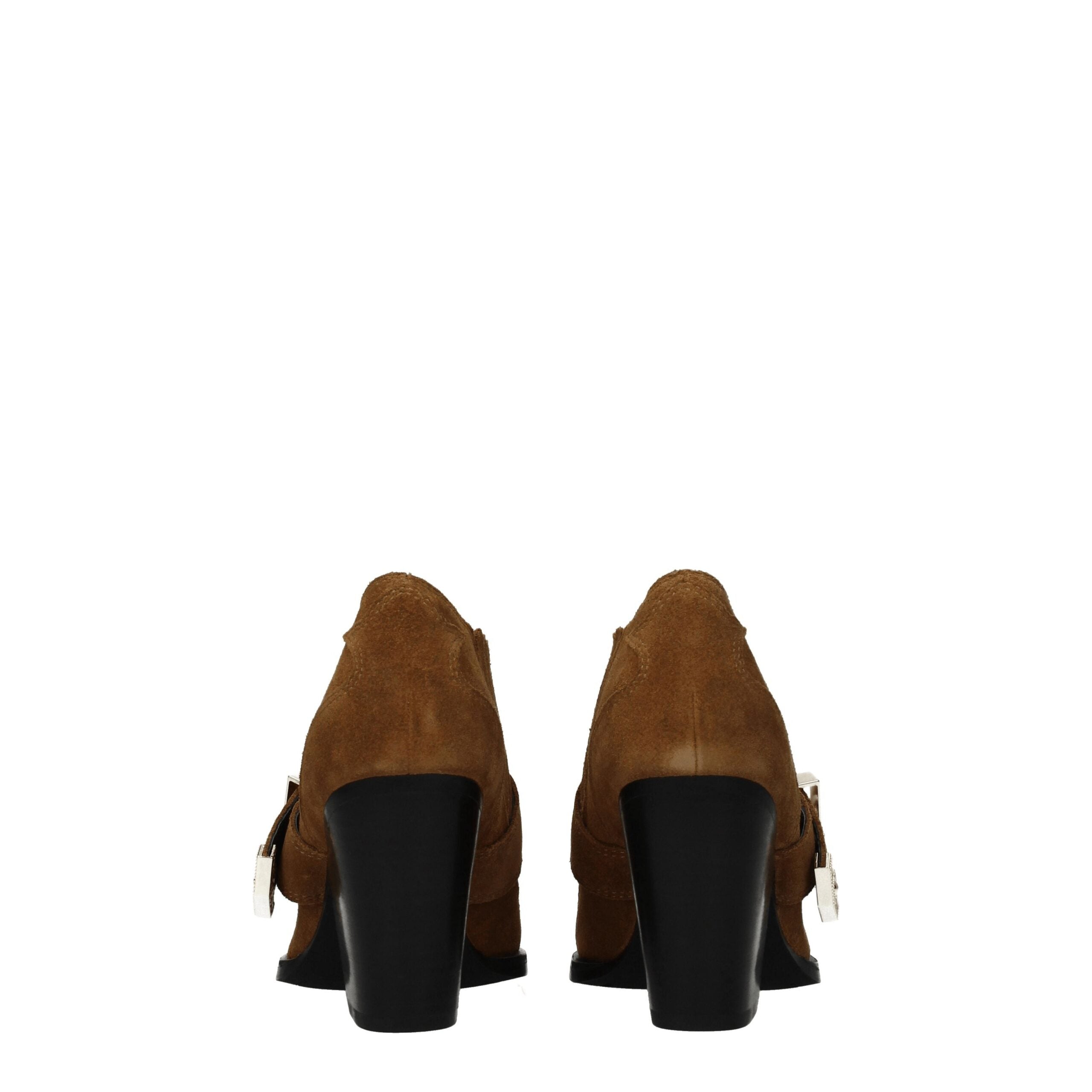 Versace Jeans Brown Leather Ankle Boots-5