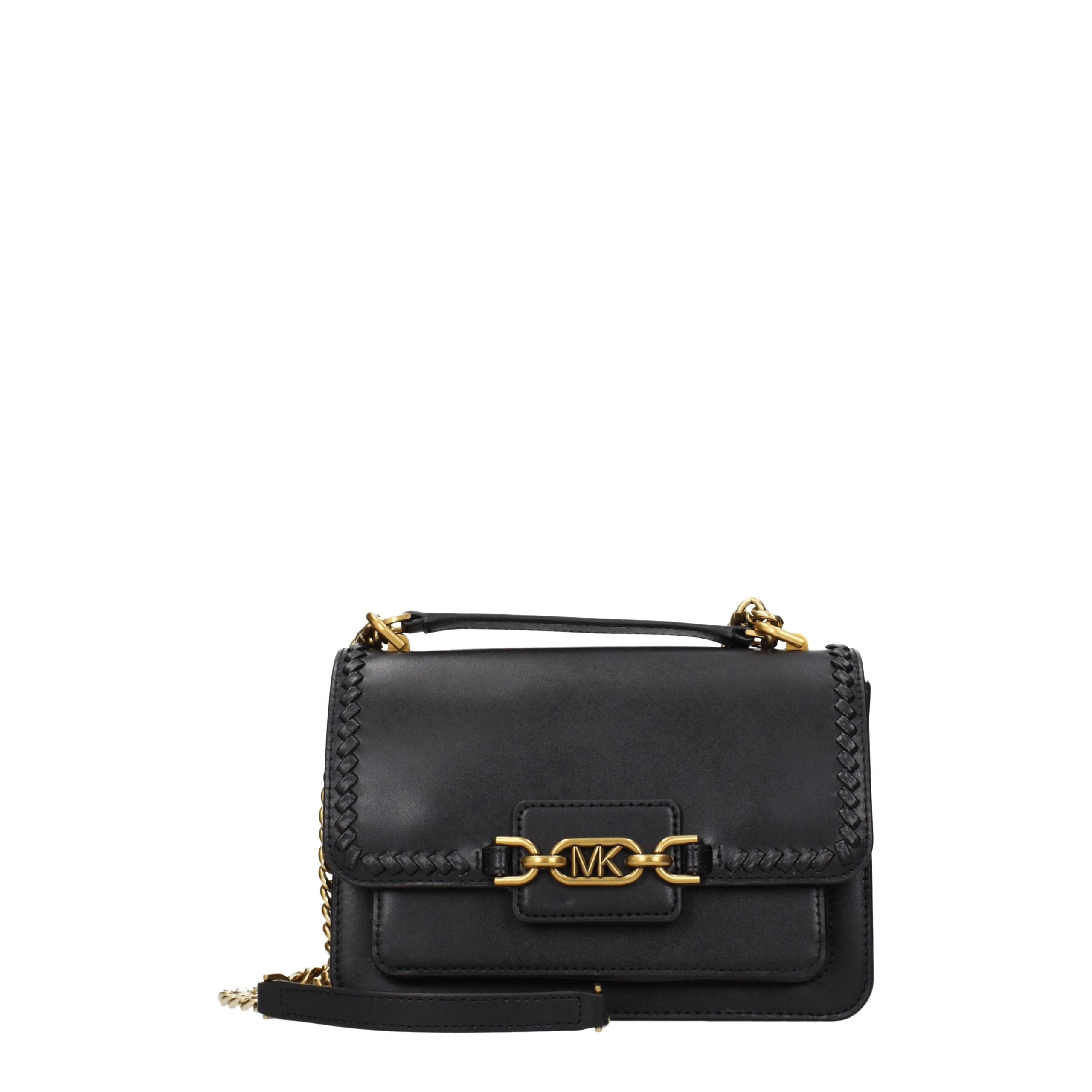 Michael Kors Schwarze Ledertasche-1