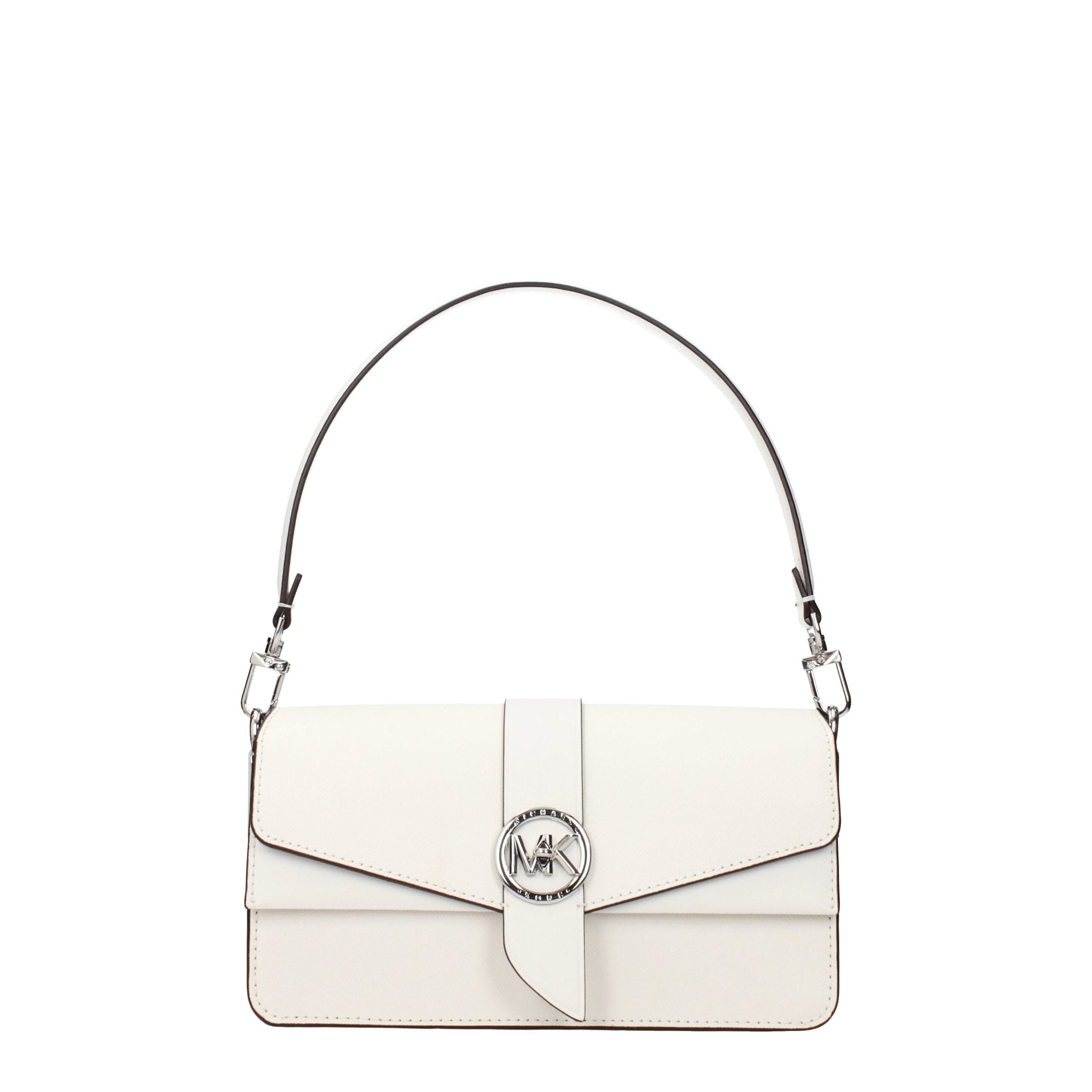 Michael Kors Weiße Lederhandtasche-1