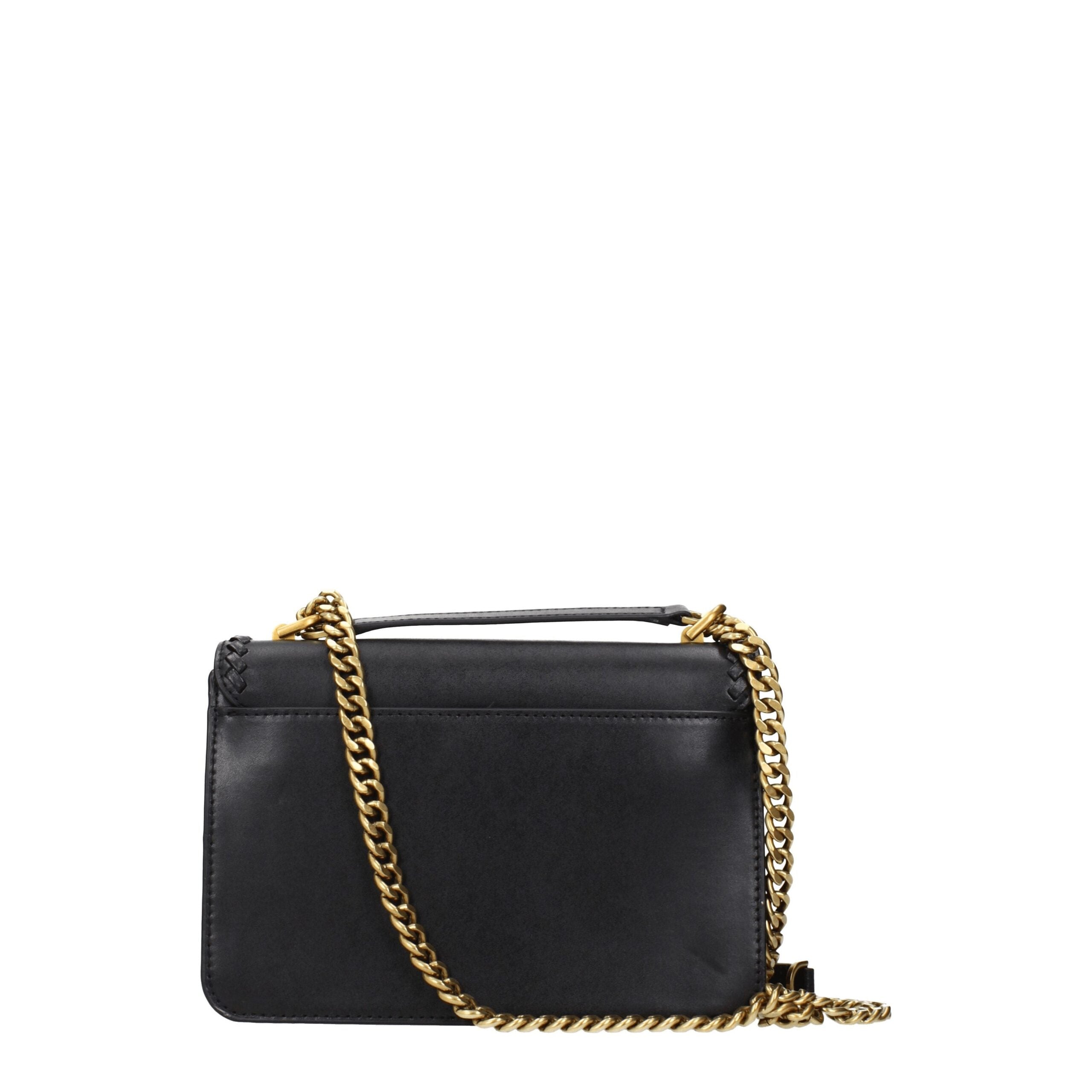 Michael Kors Schwarze Ledertasche-3