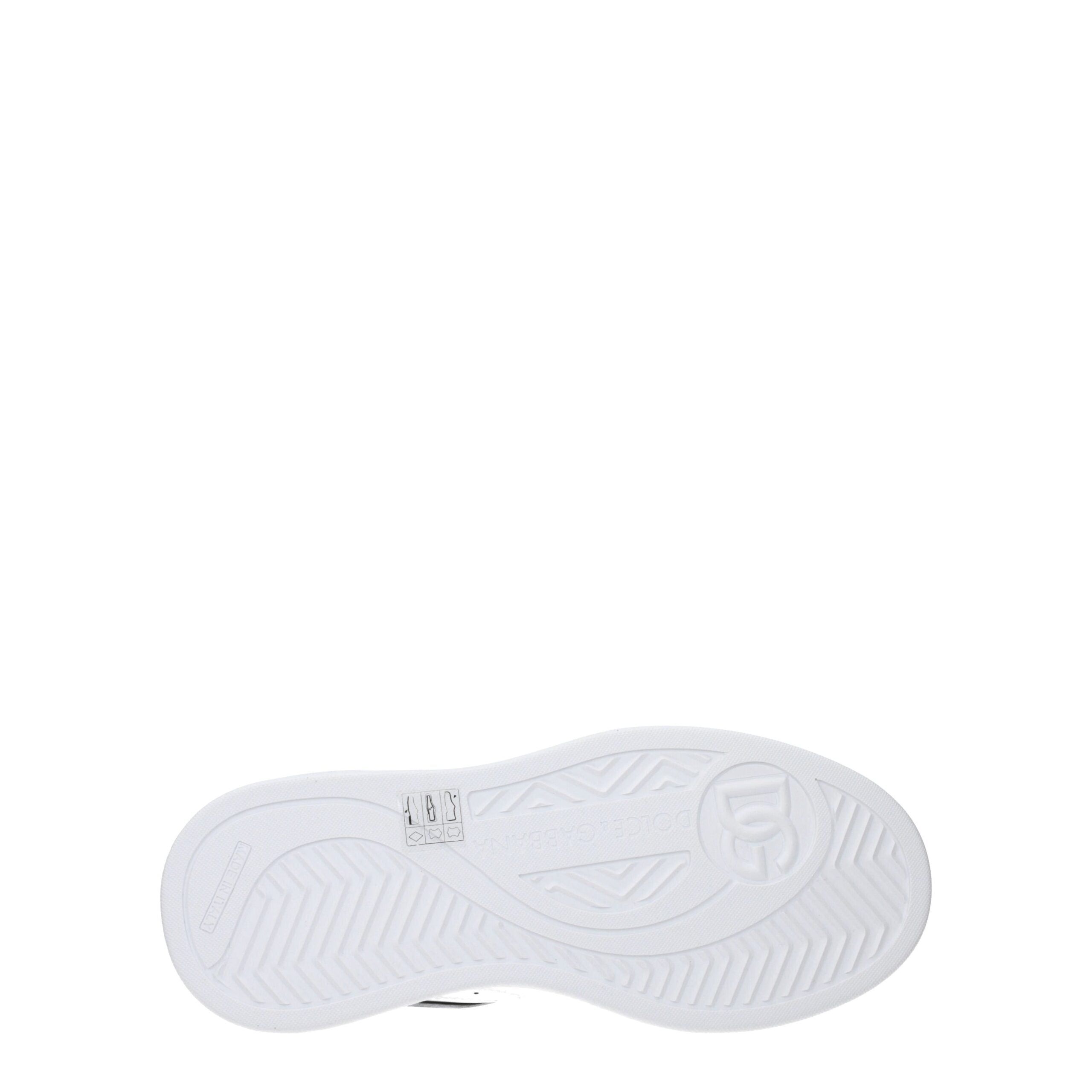 Dolce & Gabbana White Leather Sneakers-5