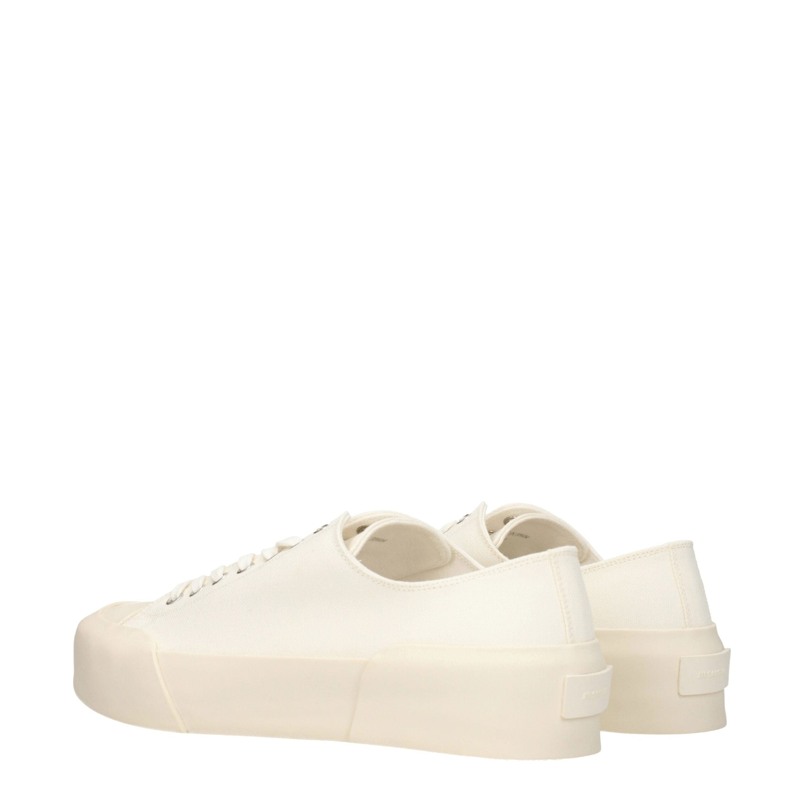 Jil Sander beige fabric low-top sneakers-4