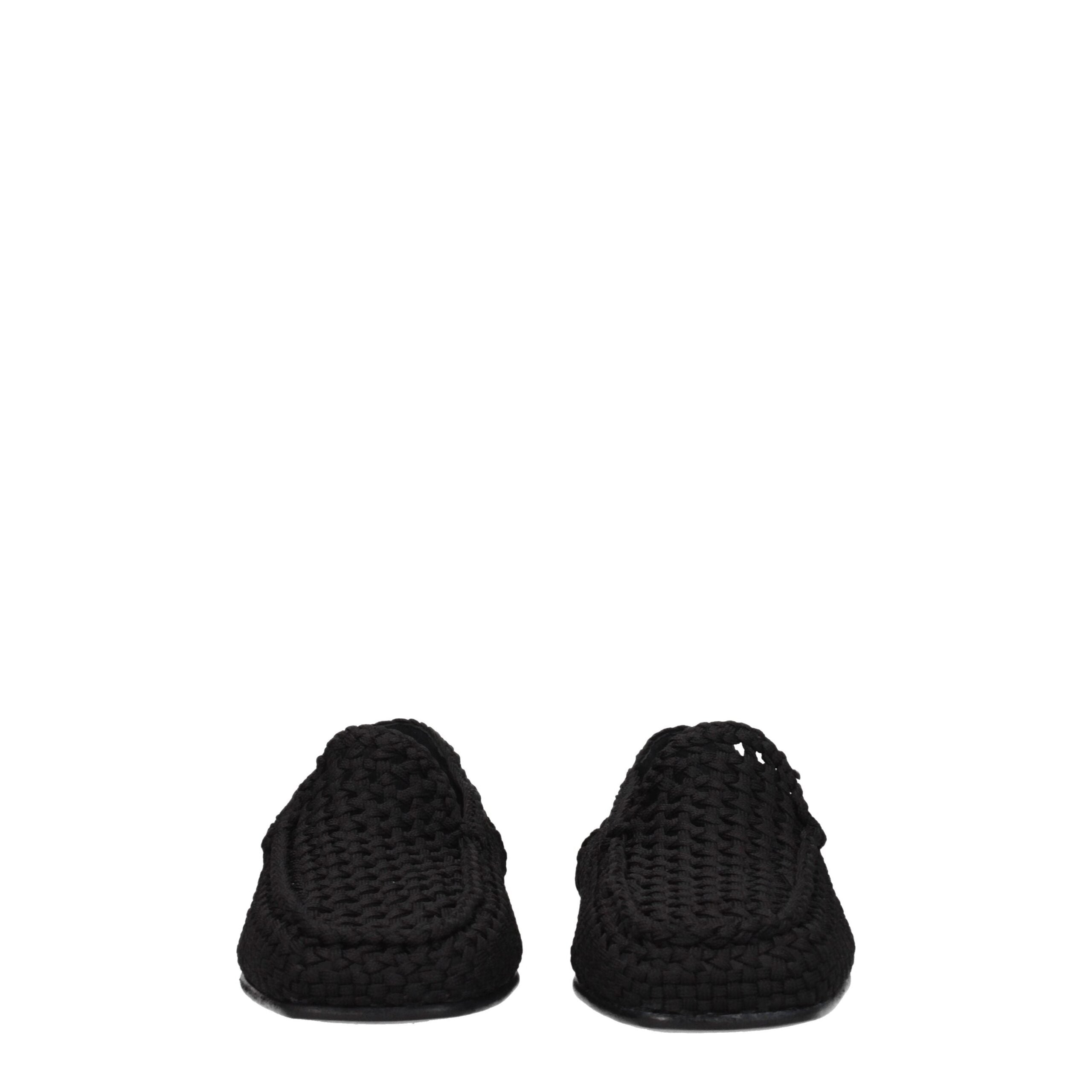Dolce & Gabbana Slipper aus schwarzem Stoff-3