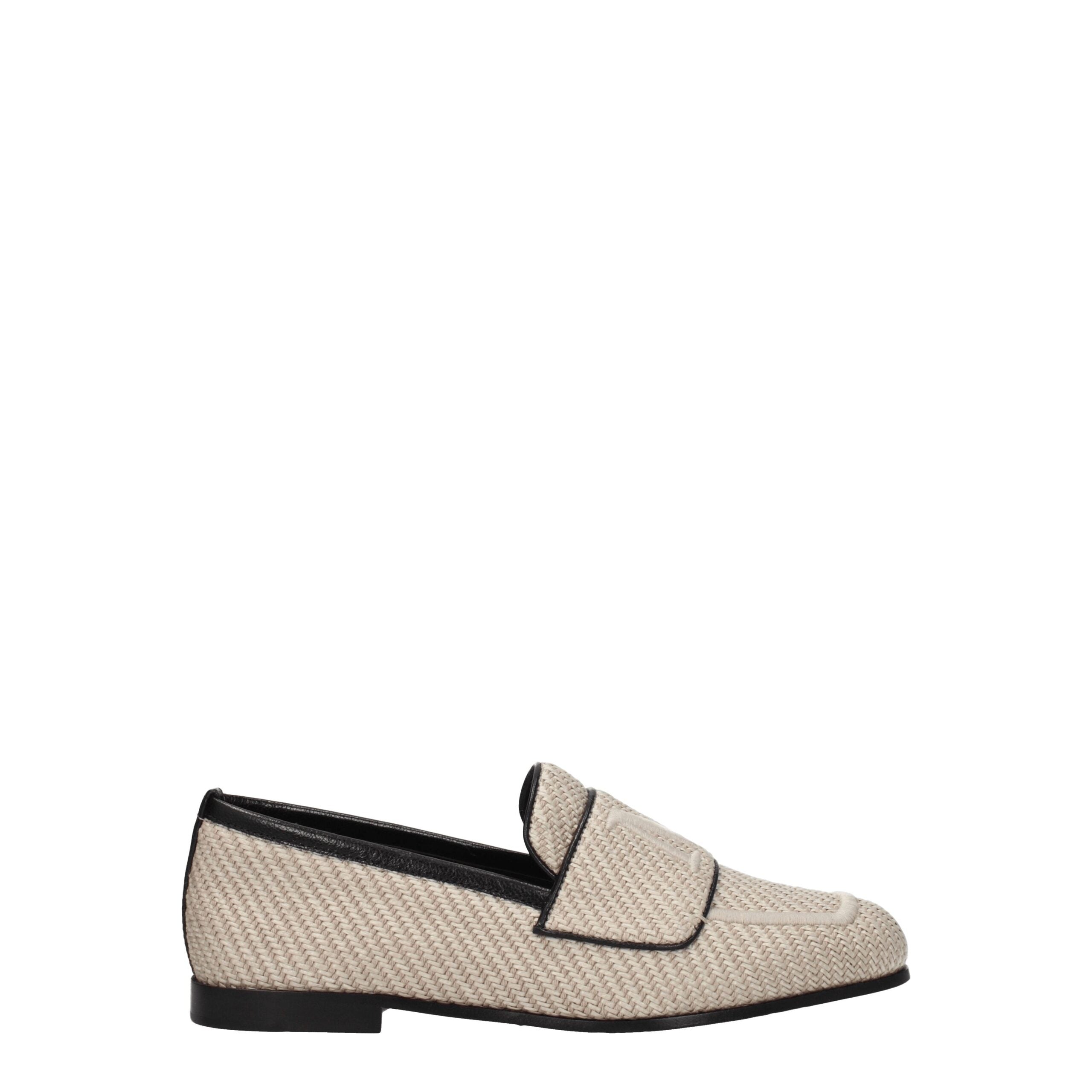 Max Mara Beigefarbene Slipper aus Stoff-1