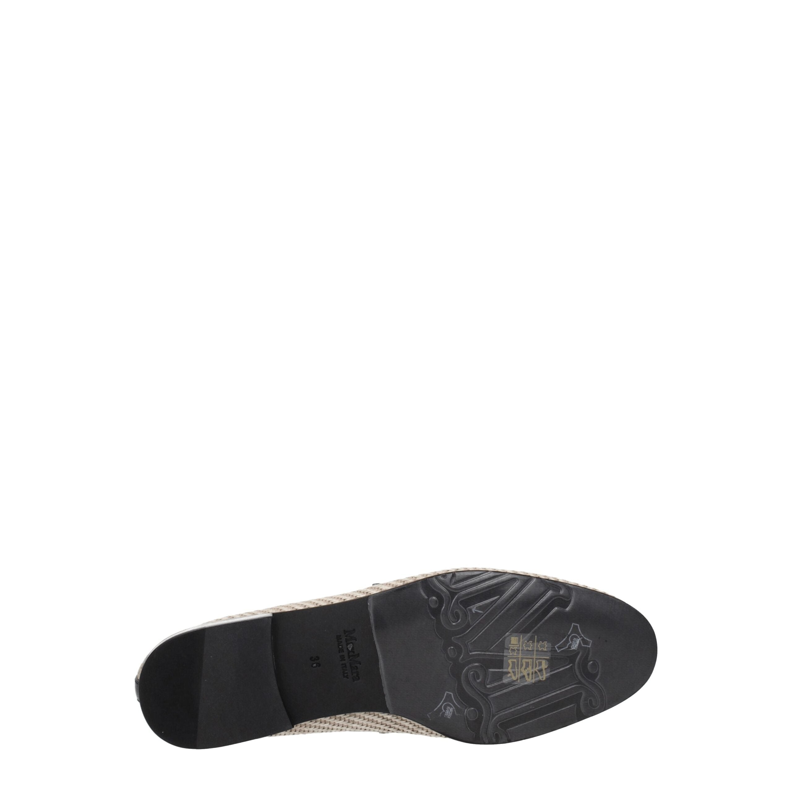 Max Mara Beigefarbene Slipper aus Stoff-5