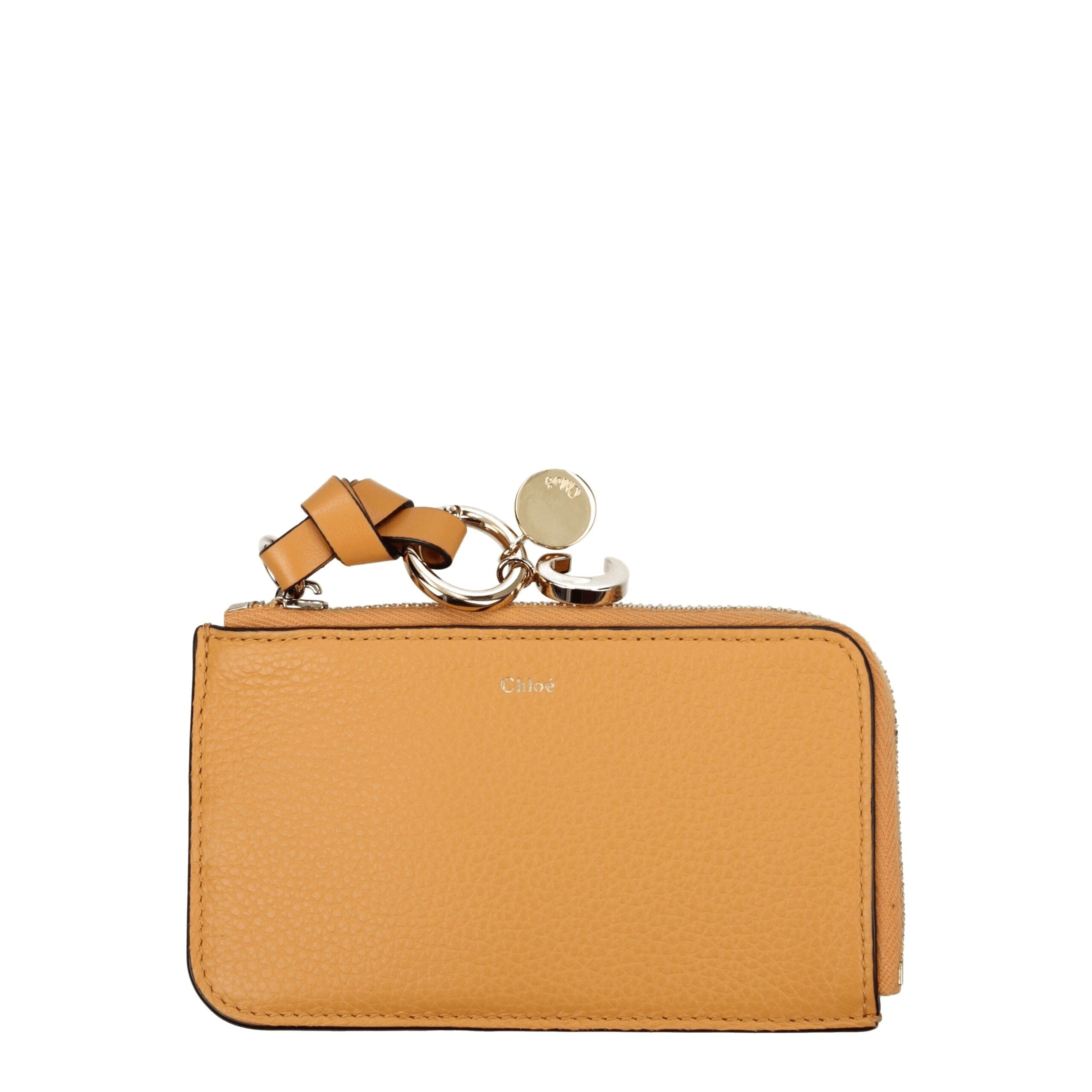 Cartera Chloé de piel naranja-1
