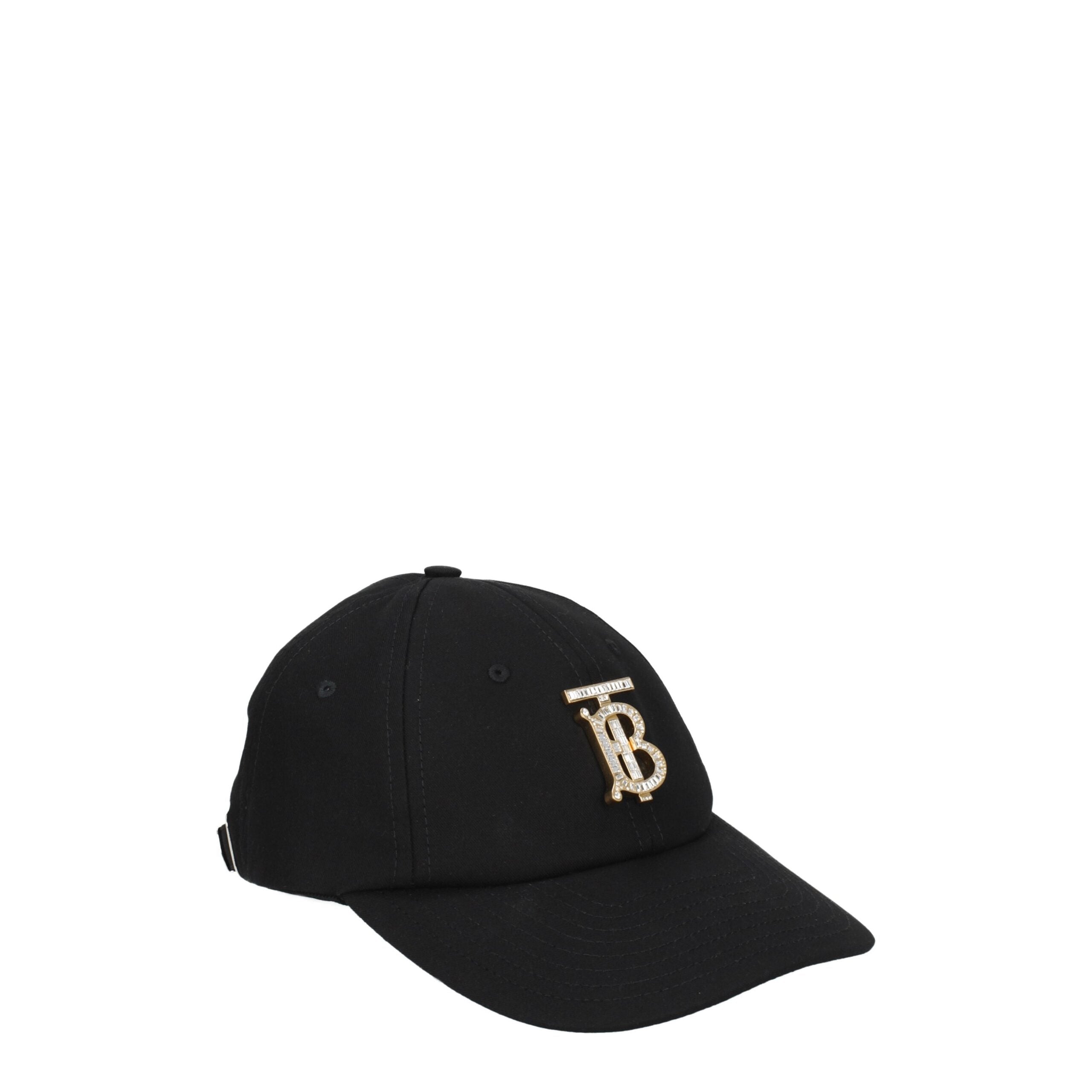 Burberry Schwarze Baumwollkappe (Baseball-Cap)-1