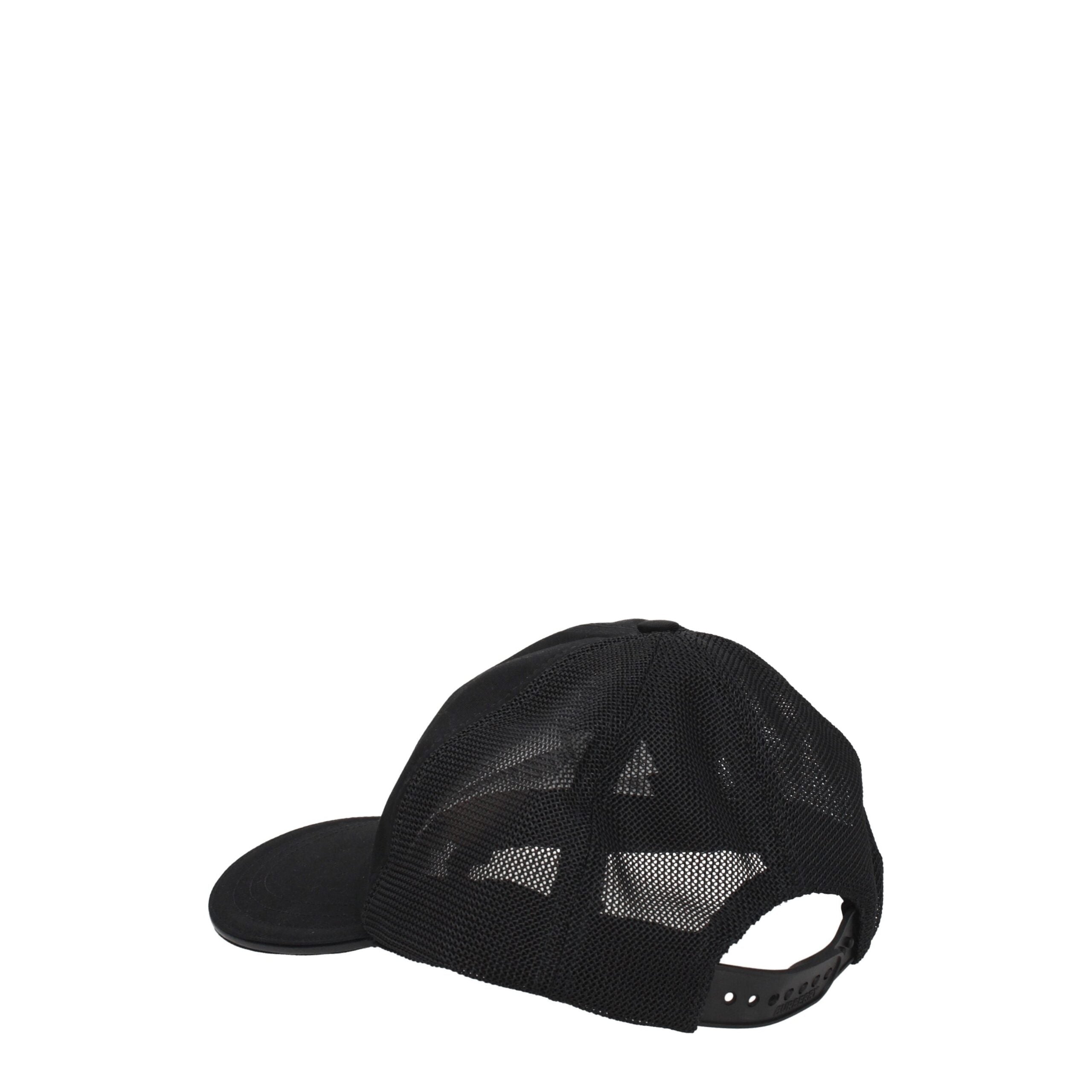 Burberry Black Cotton Cap (Baseball Cap)-2
