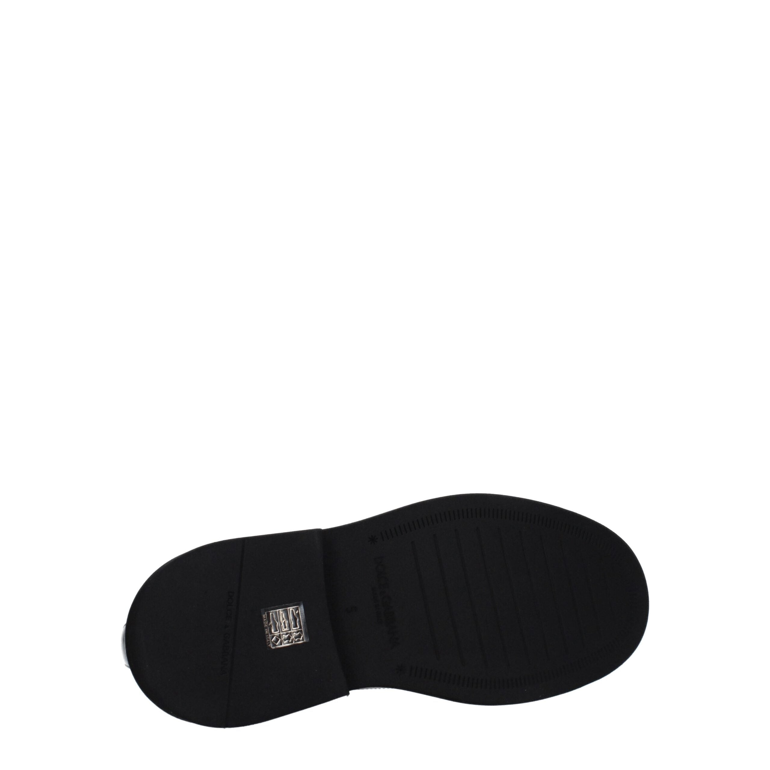 Dolce & Gabbana Schwarze Leder Oxfords und Derbies-5