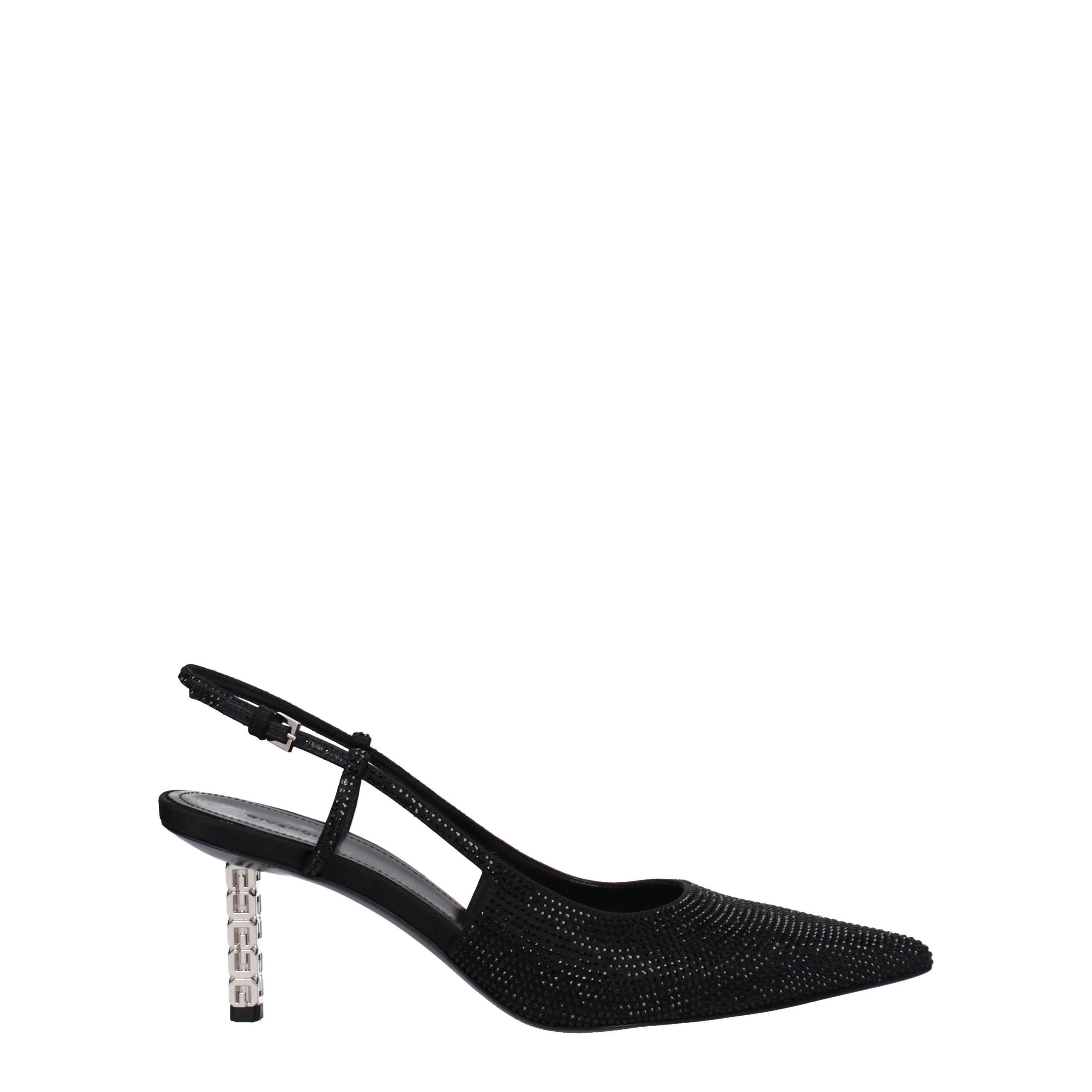Givenchy Schwarze Stoffpumps-1