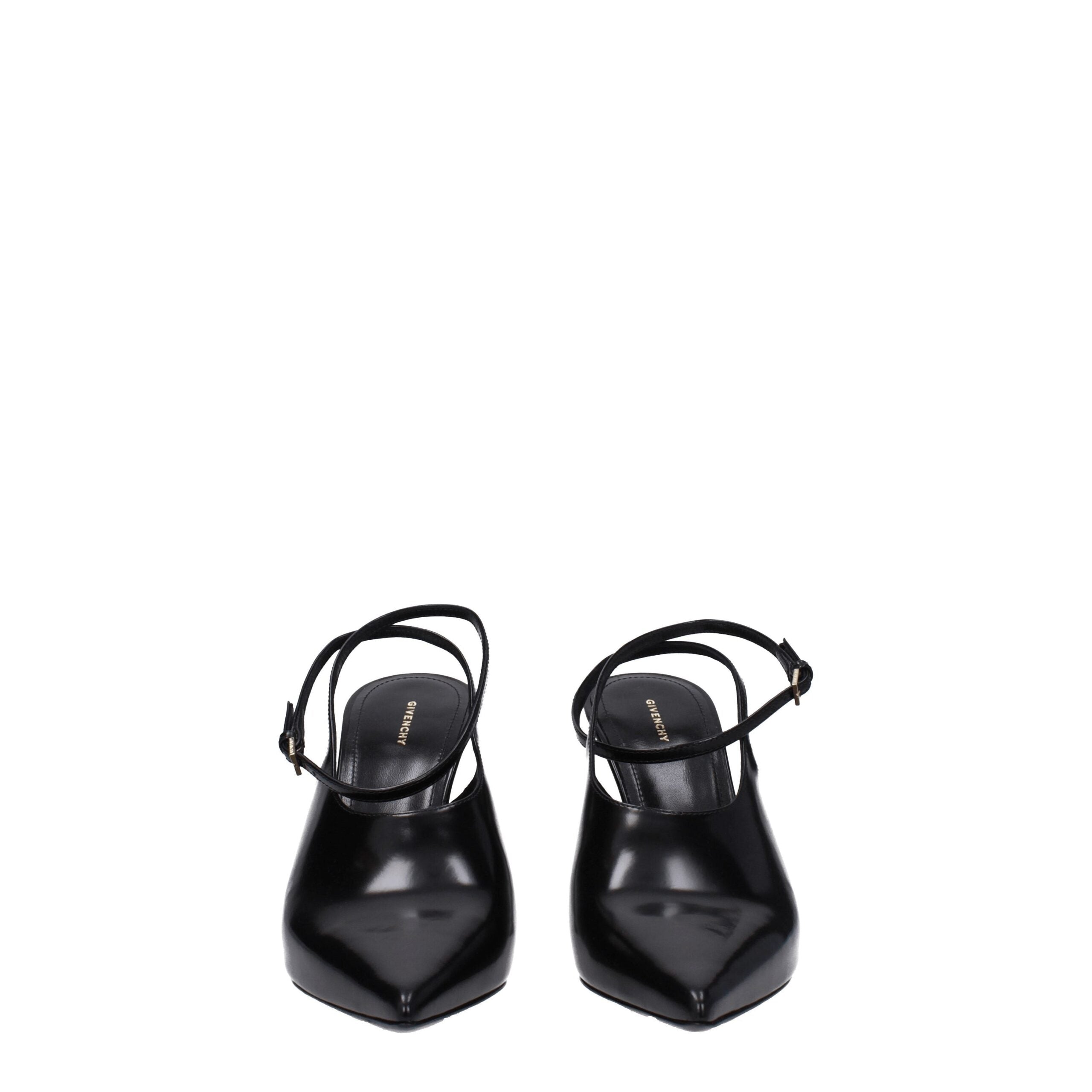 Givenchy Schwarze Leder Pumps mit hohem Absatz-3