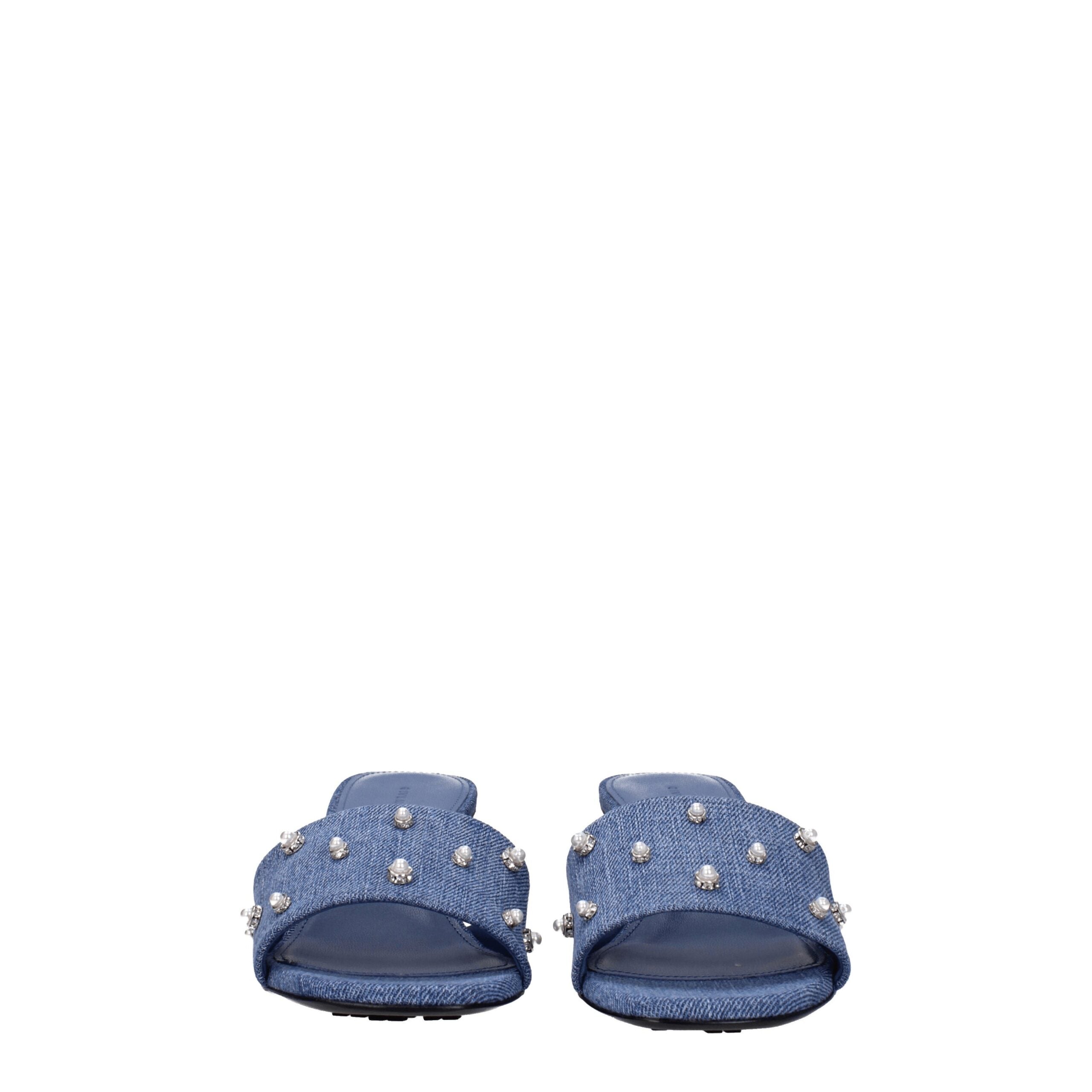 Givenchy blue fabric sandals-3