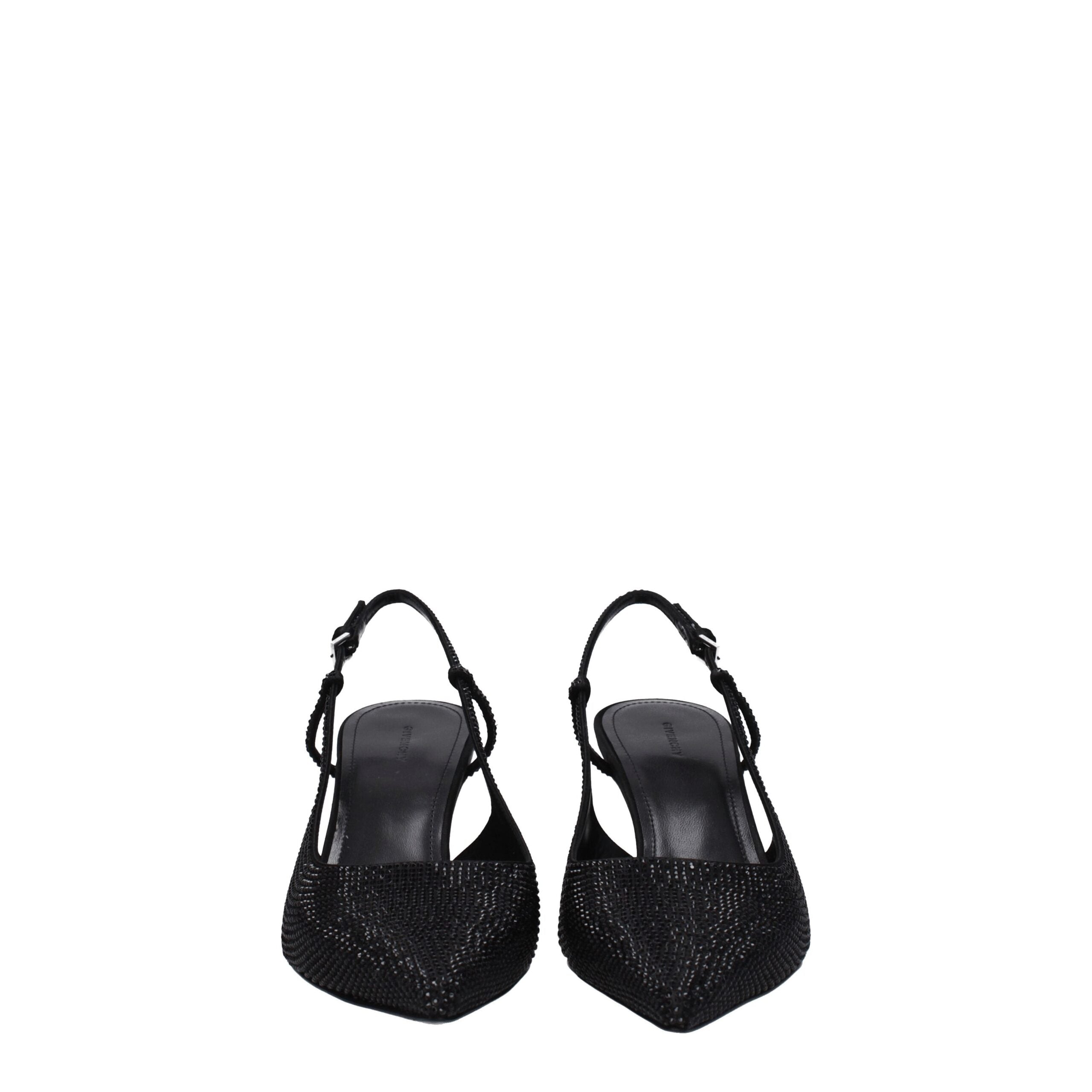 Givenchy Schwarze Stoffpumps-3